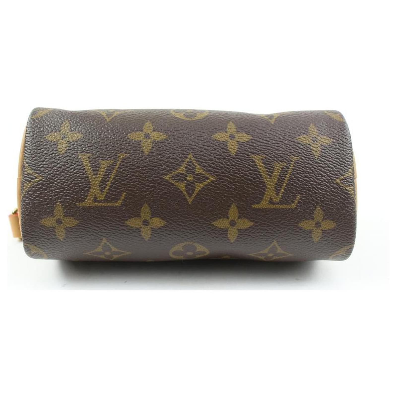 Louis Vuitton Monogram Nano Speedy Bandouliere Leather ref.567317