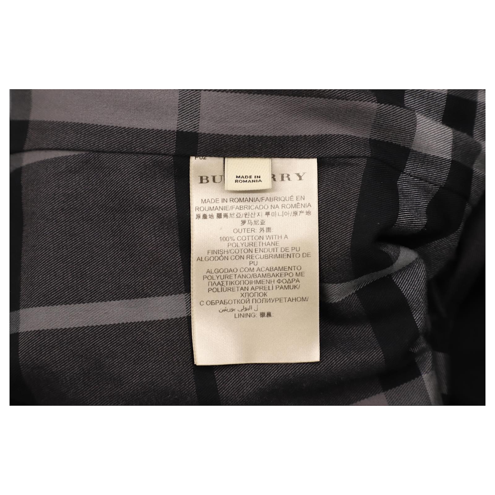 Burberry Classic Trench Coat in Black Cotton ref.557544 - Joli Closet