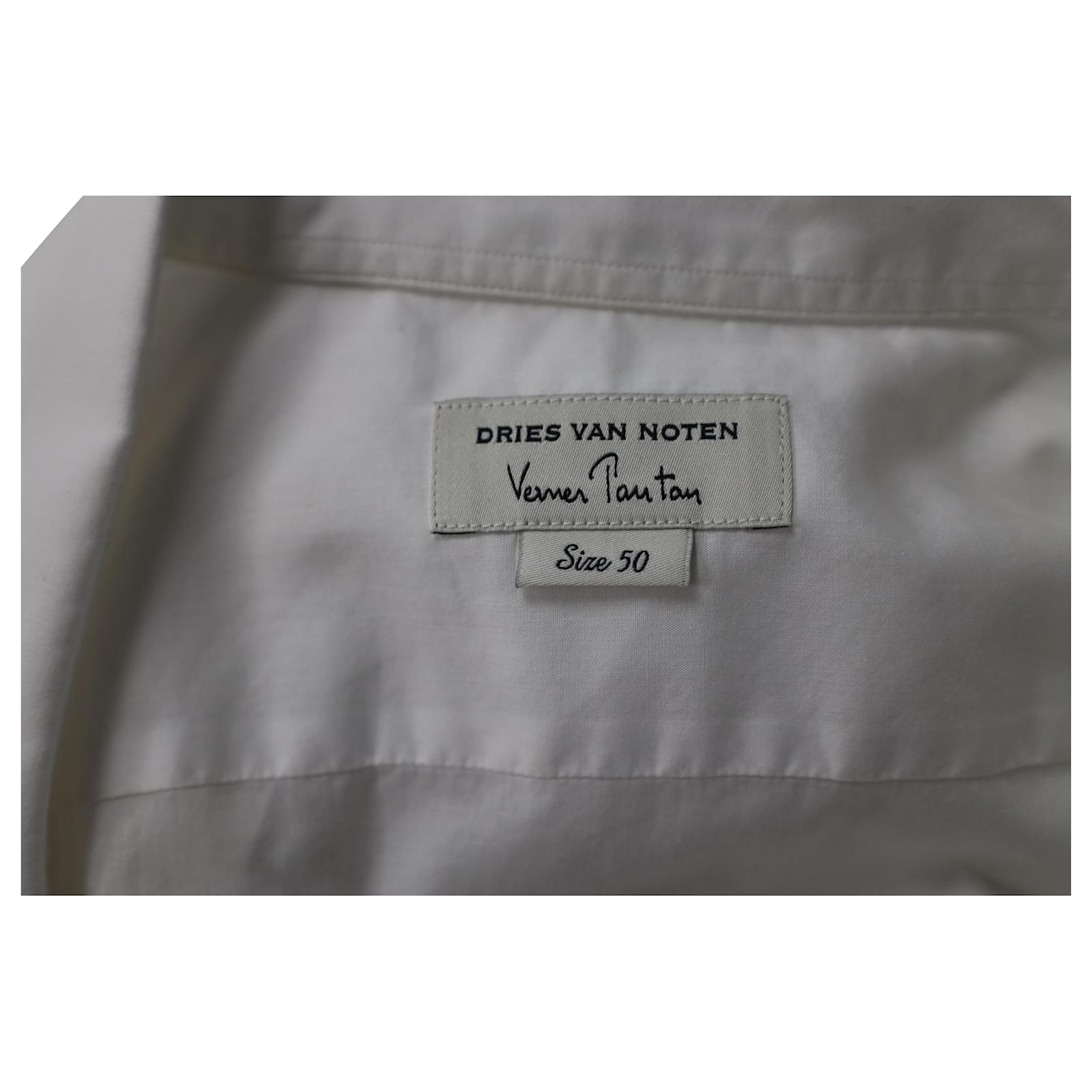 Dries Van Noten Verner Panton Hand Shirt in White Cotton ref Dries Van Noten Verner Panton Hand Shirt in White Cotton ref