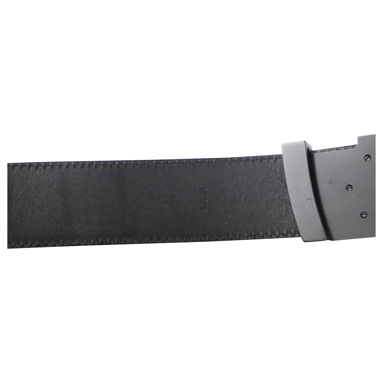 Louis Vuitton canvas belt reversible belt black Plastic ref.200951 - Joli  Closet