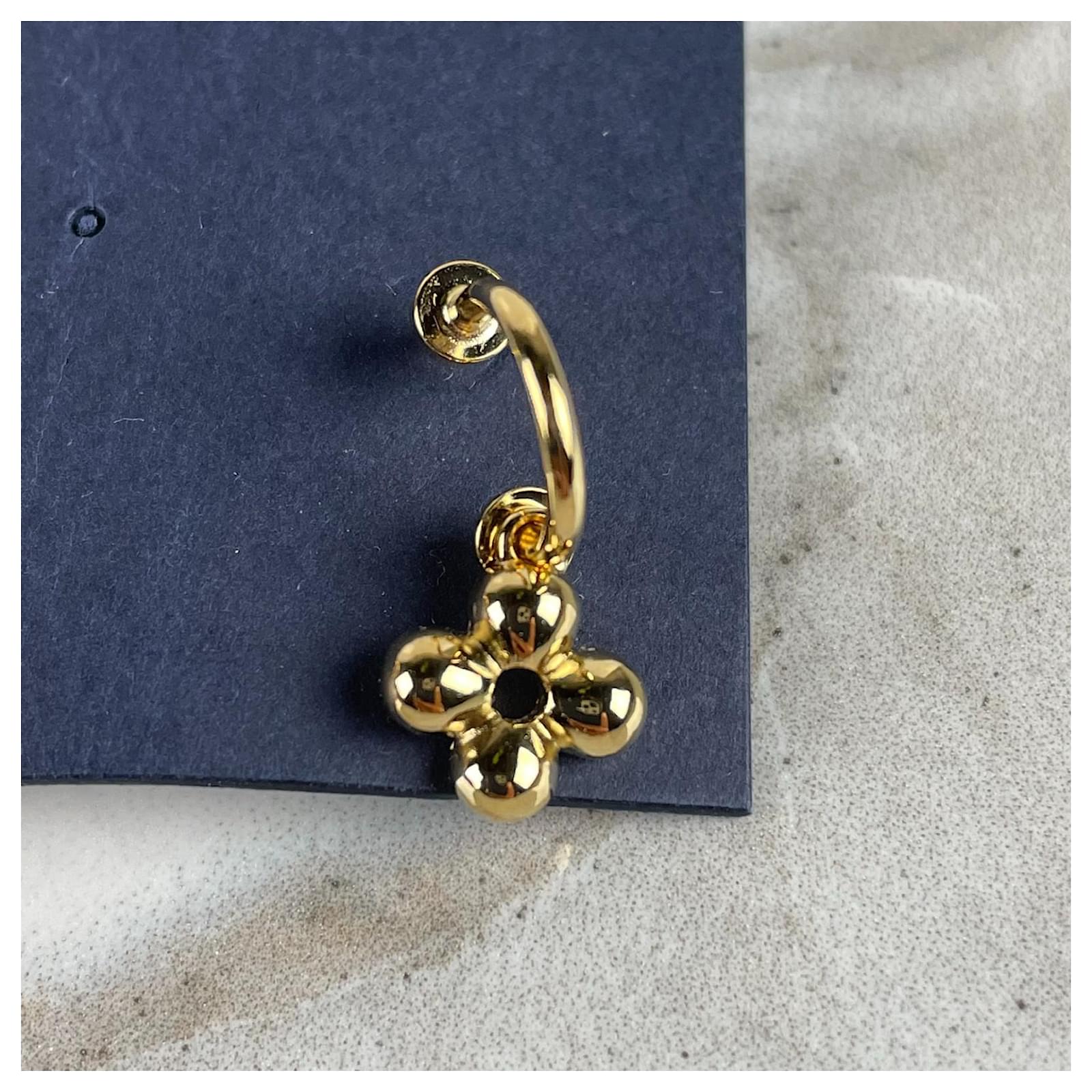 Orecchini in fiore di Louis Vuitton D'oro Metallo ref.558083 - Joli Closet