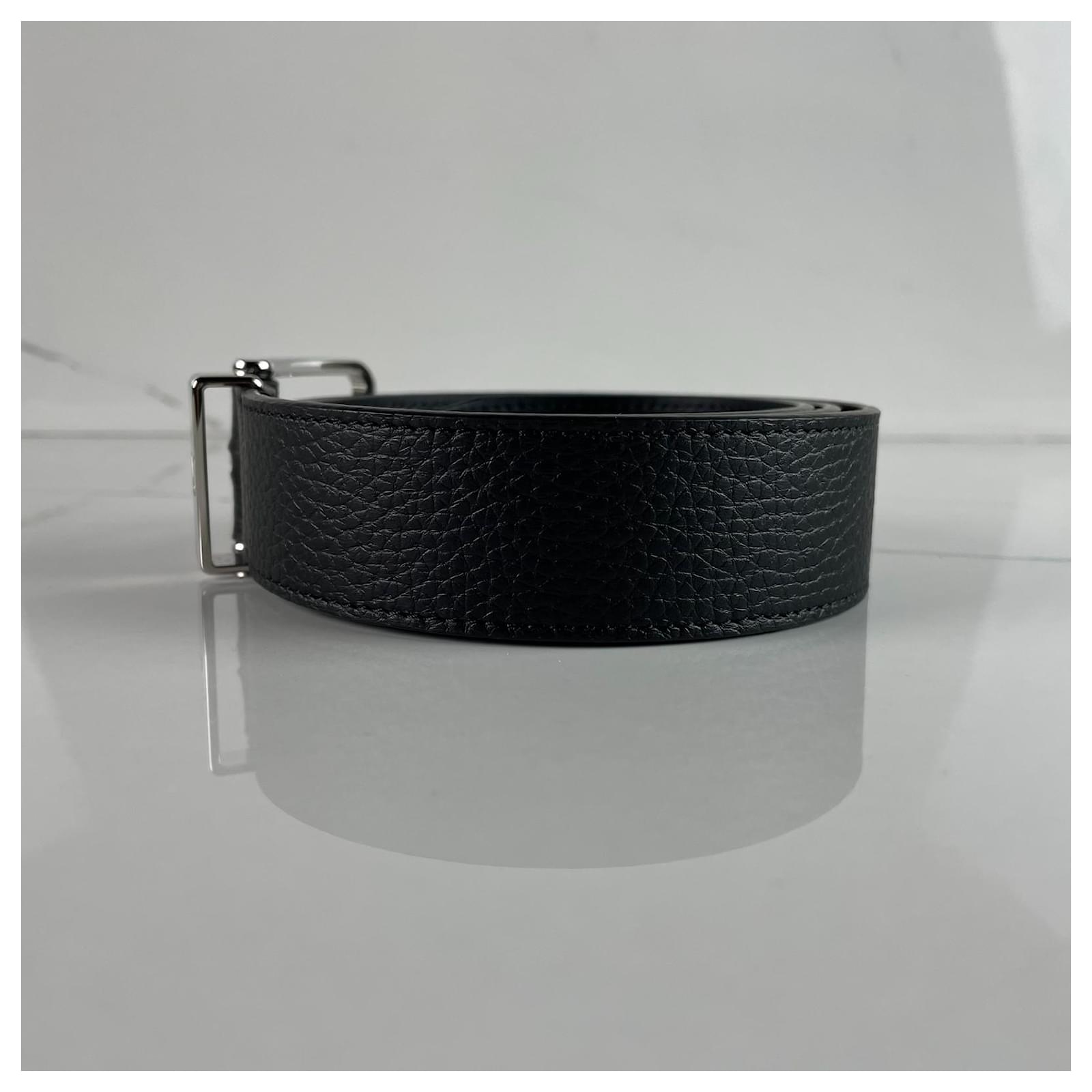 Louis Vuitton - Pont NEUF 35mm Belt - Leather - Black - Size: 95 cm - Luxury