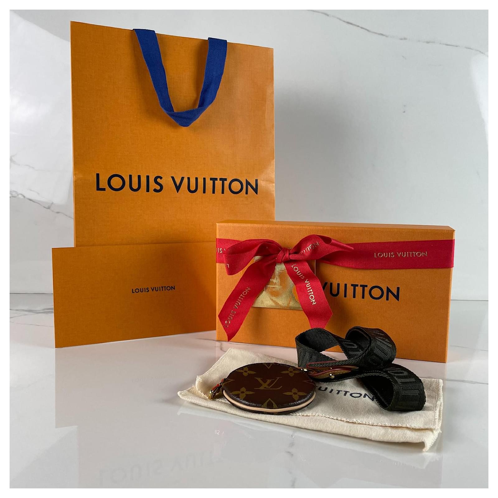 Louis Vuitton Keychain Lanyard Multipocket Brown Cloth ref.558352