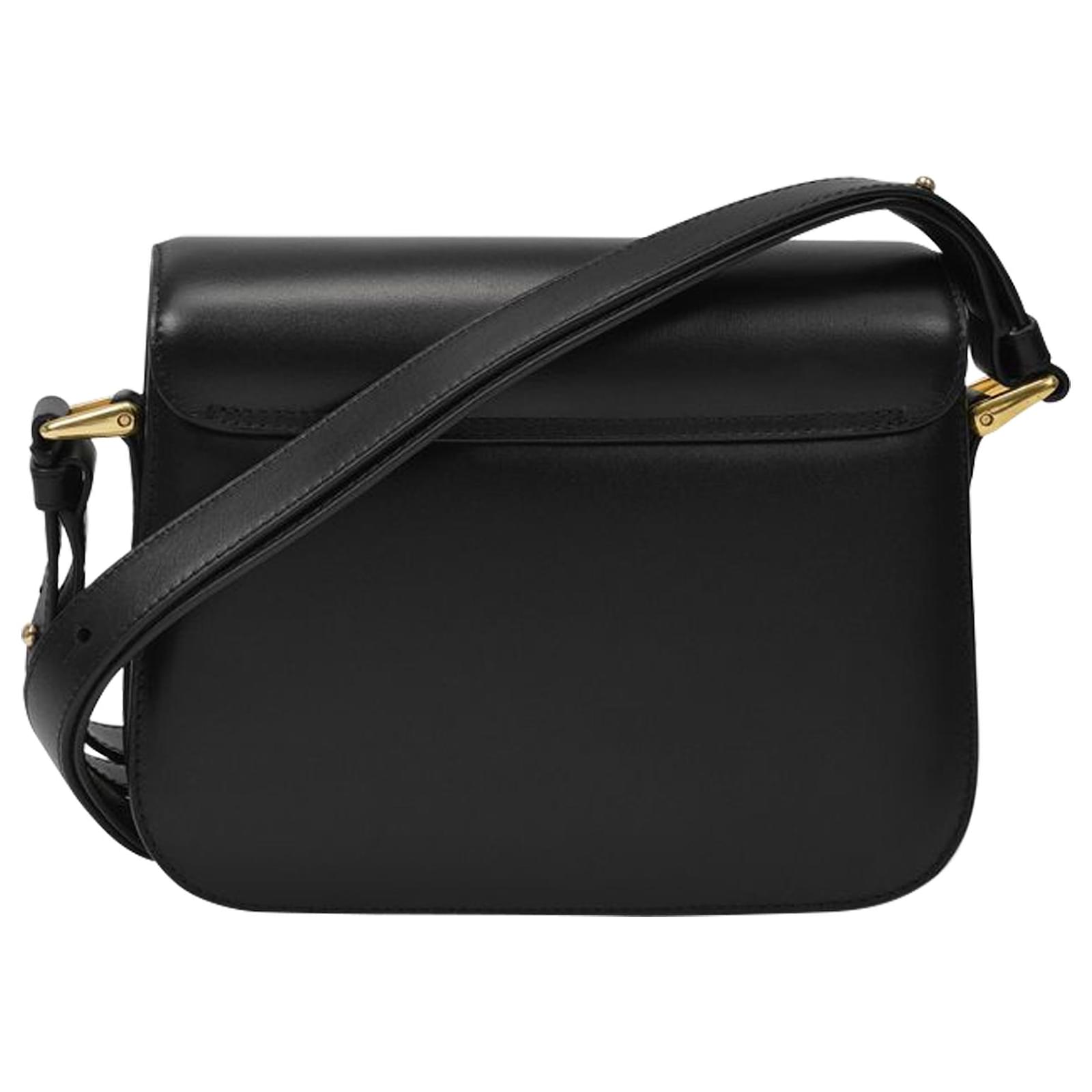 Apc Grace Small Bag in Black Smooth Leather ref.559730 Joli Closet