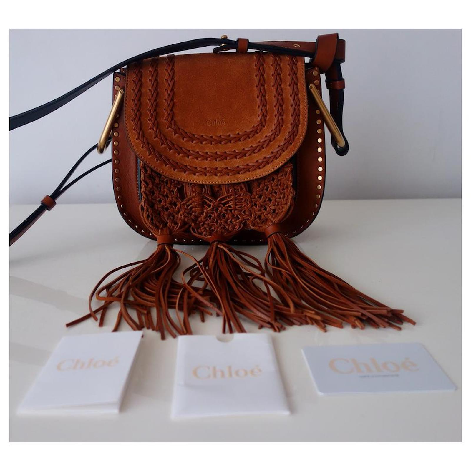 Handbag Sac ChloÃ© Hudson Hudson Crossbody Bag Chloé Burgundy In