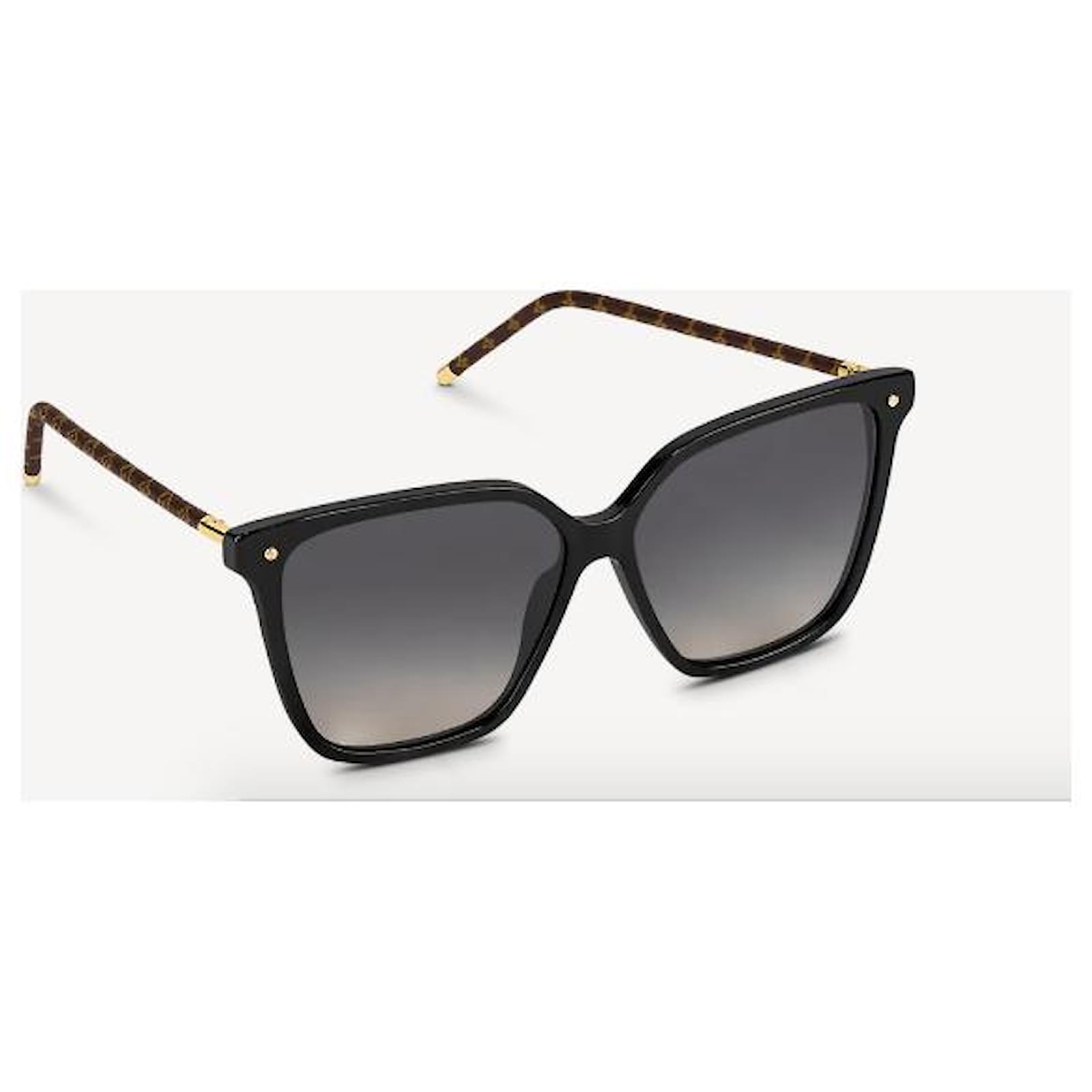 LOUIS VUITTON Square sunglasses LV Malletage SOLD OUT Black Metal  ref.926526 - Joli Closet