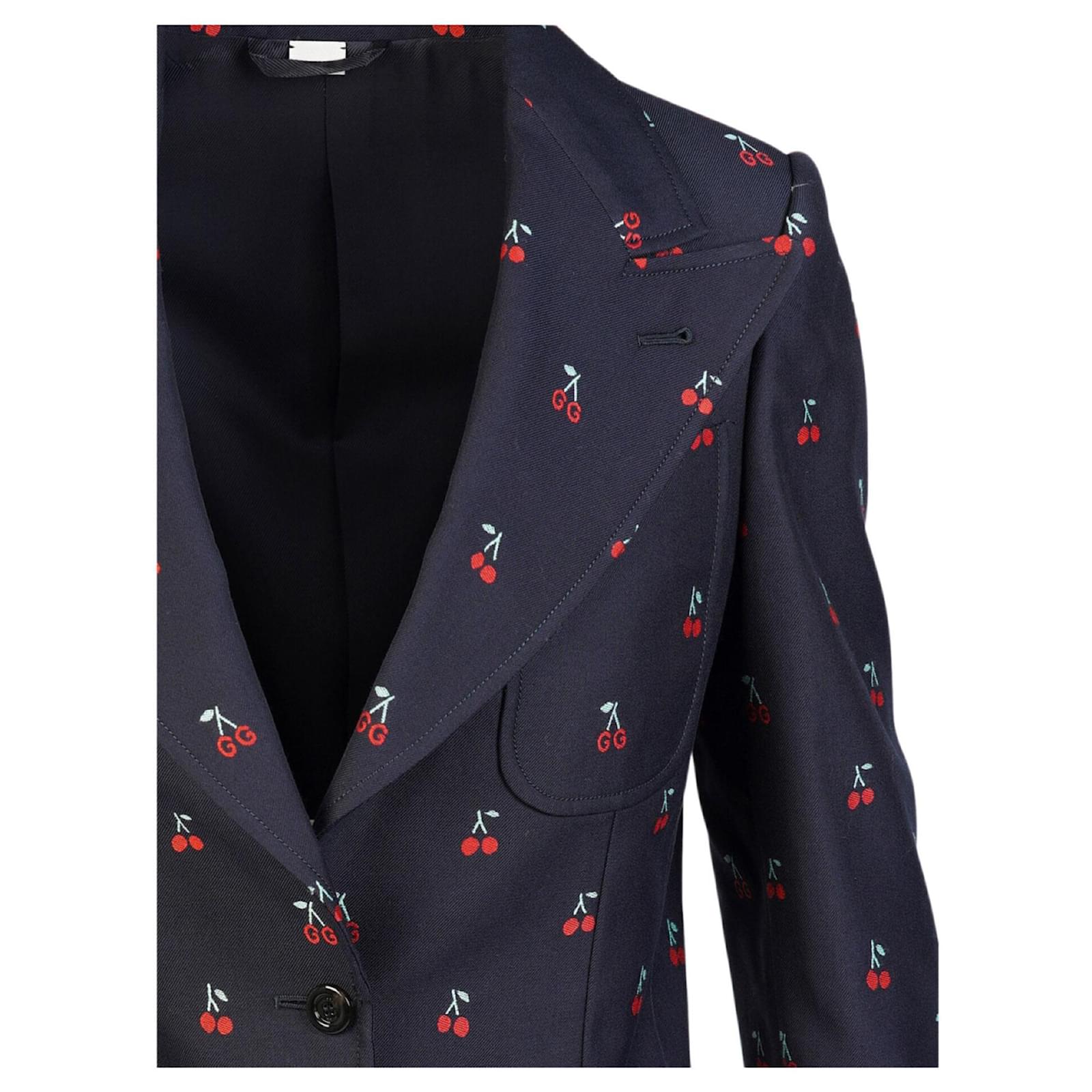 gucci cherry blazer