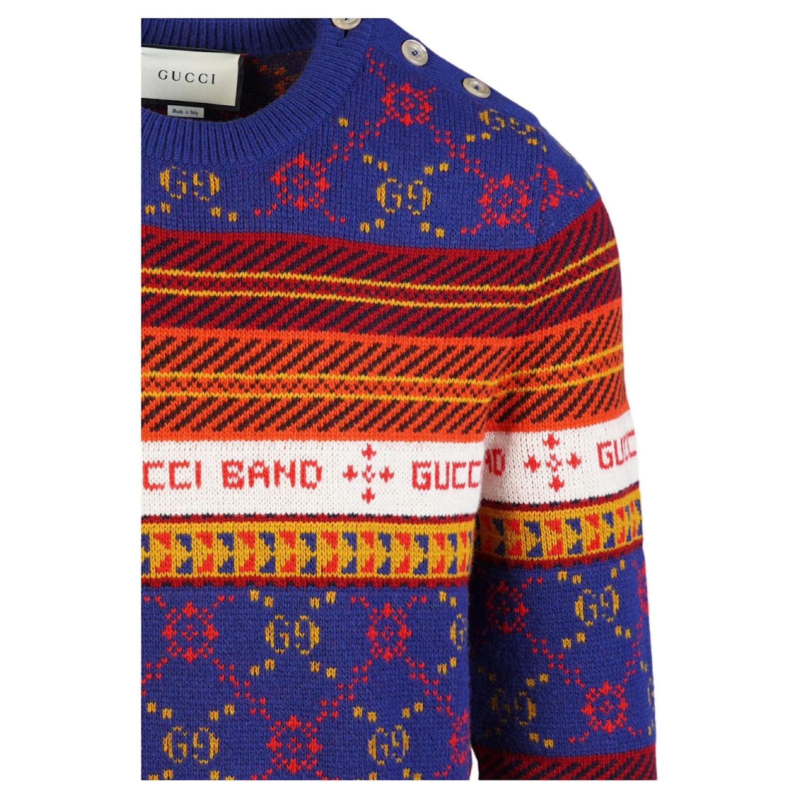Gucci Multicolor Wool Sweater Multiple colors  - Joli Closet