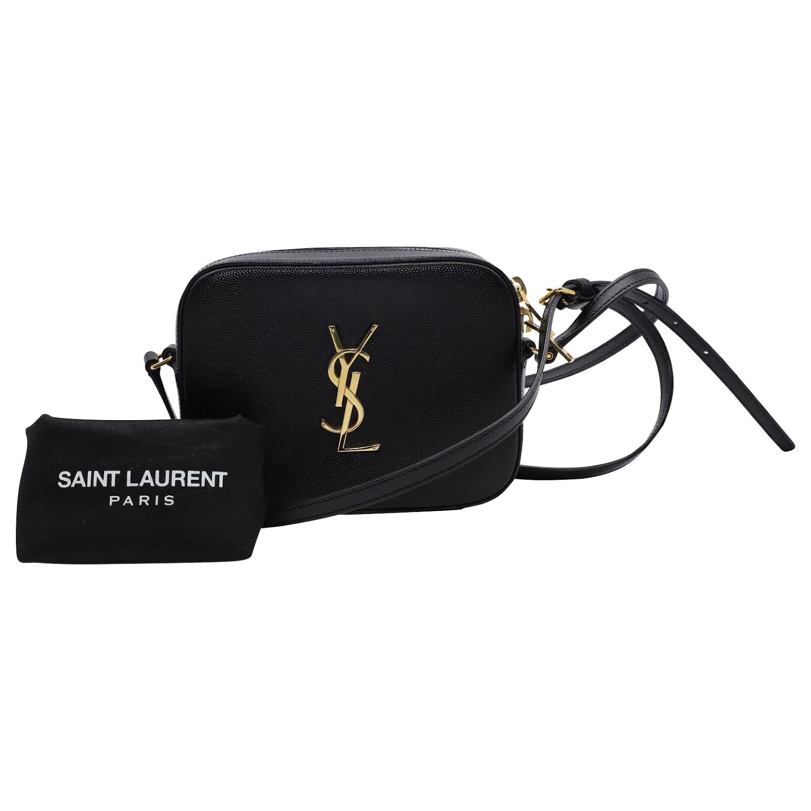 Saint Laurent Lou Camera Bag in Black Leather ref.560765 - Joli Closet