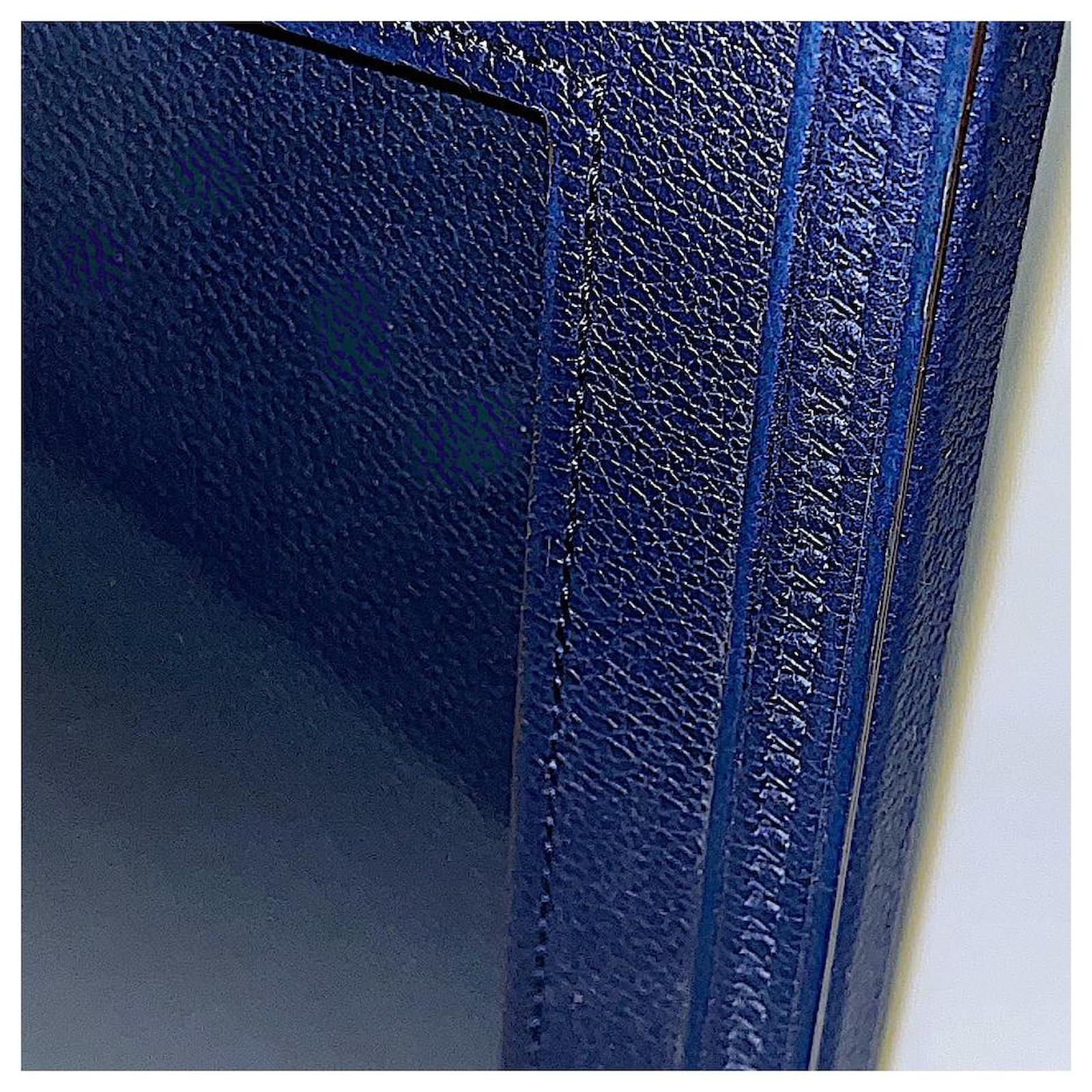 louis vuitton greenwich Taurillon Navy blue Leather ref.135019 - Joli Closet