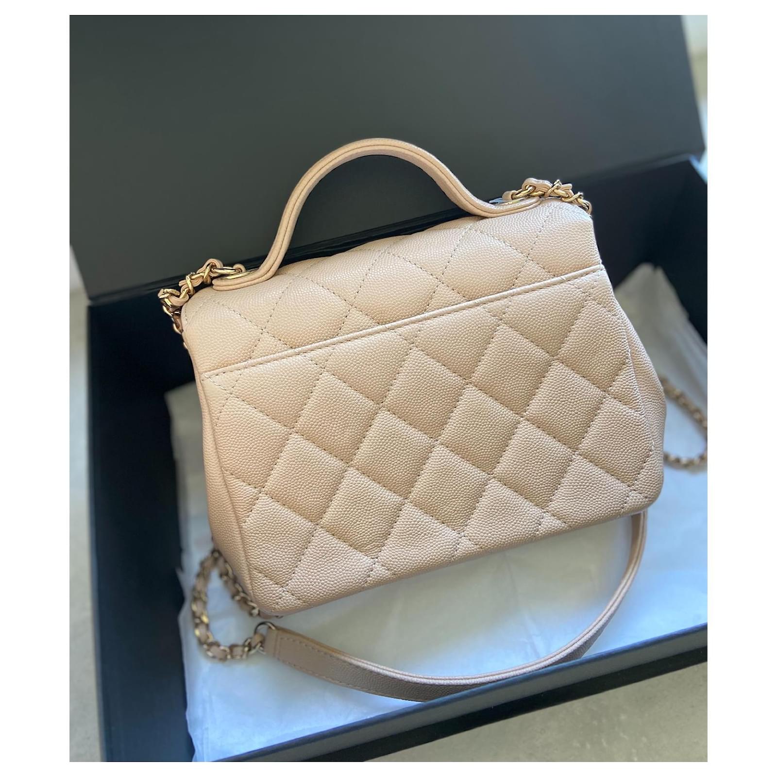 Chanel Business Affinity leather handbag - ShopStyle Shoulder Bags