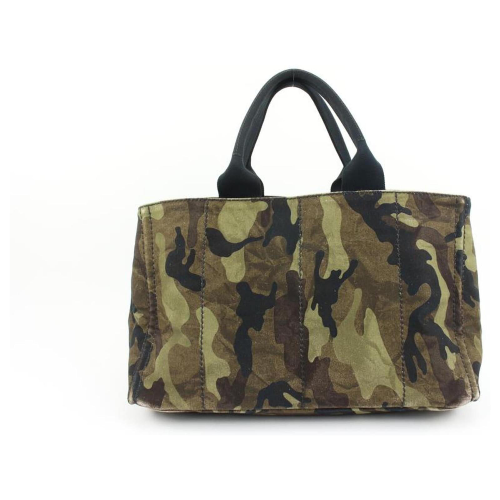 Prada Camouflage Canapa Tote Camo-Tasche Joli Closet