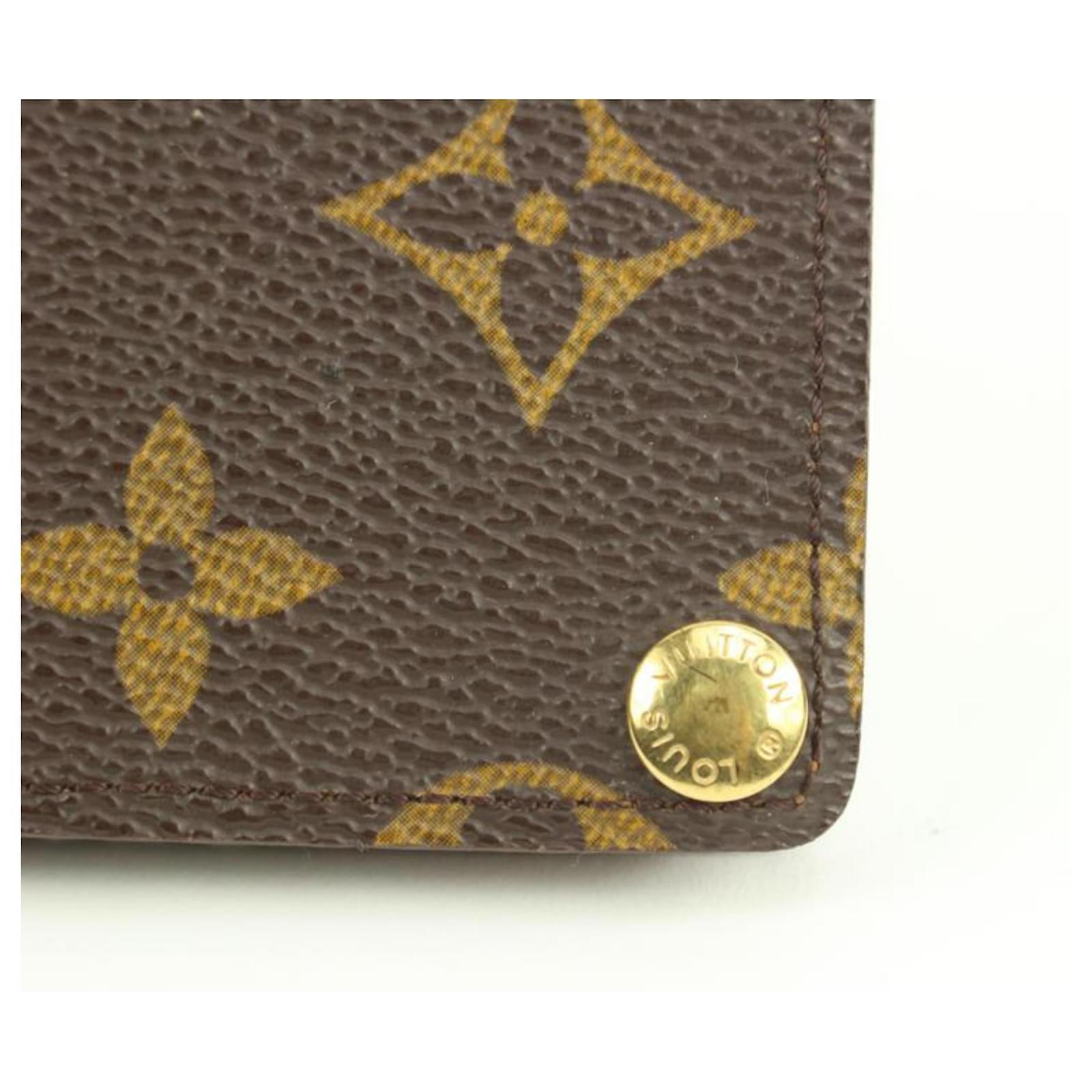 Louis Vuitton Monogram Porte Carte Credit Pression Card Case 54lk32s