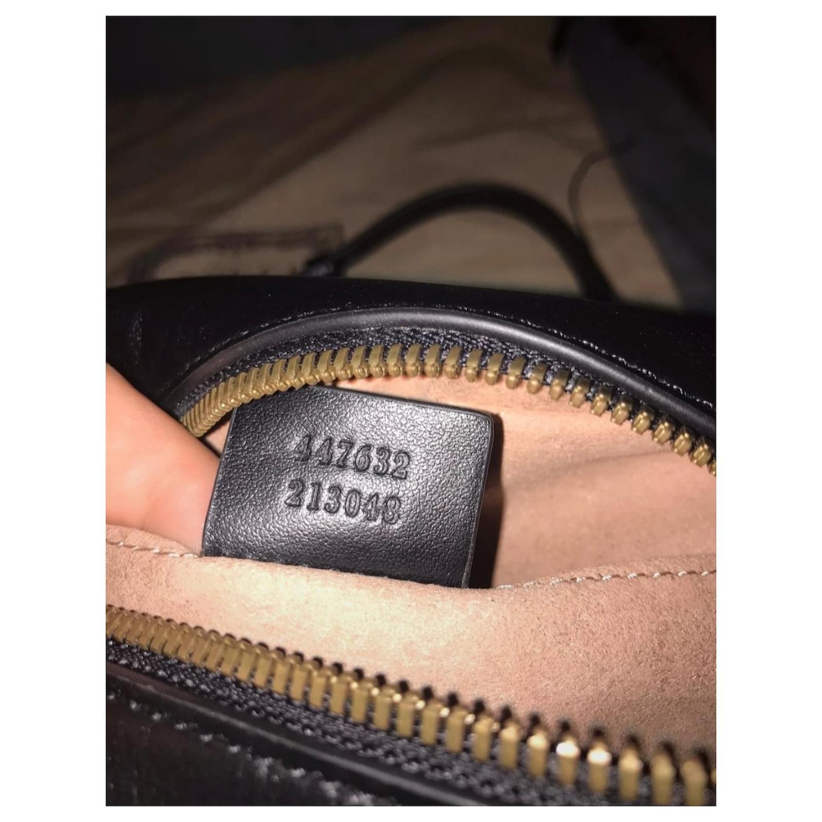 Gucci Marmont camera bag Black Leather ref.562664 - Joli Closet
