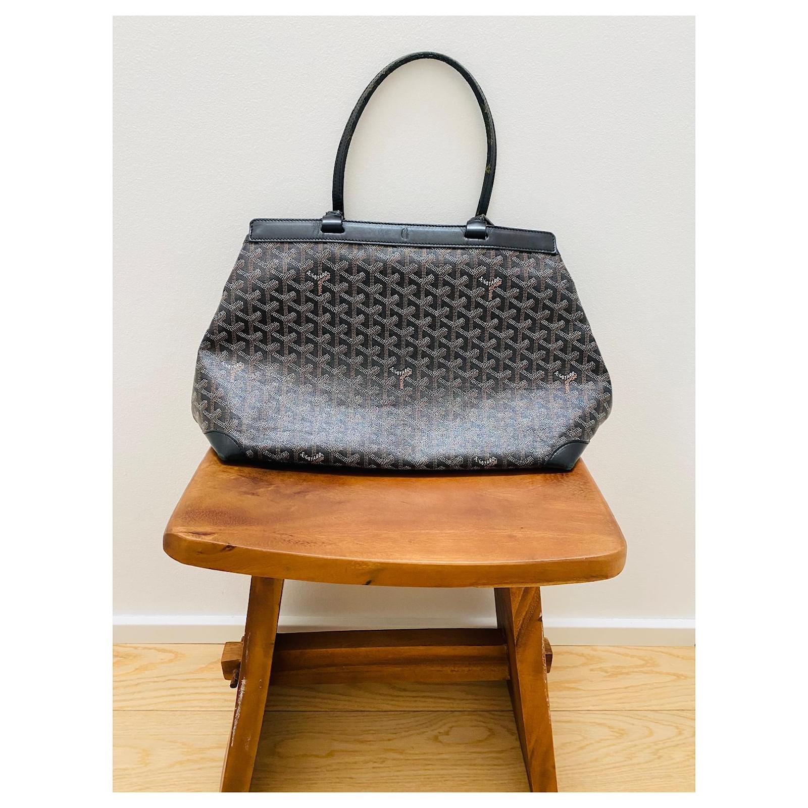 Artois Goyard Handbags Black Leather Cloth ref.562935 - Joli Closet