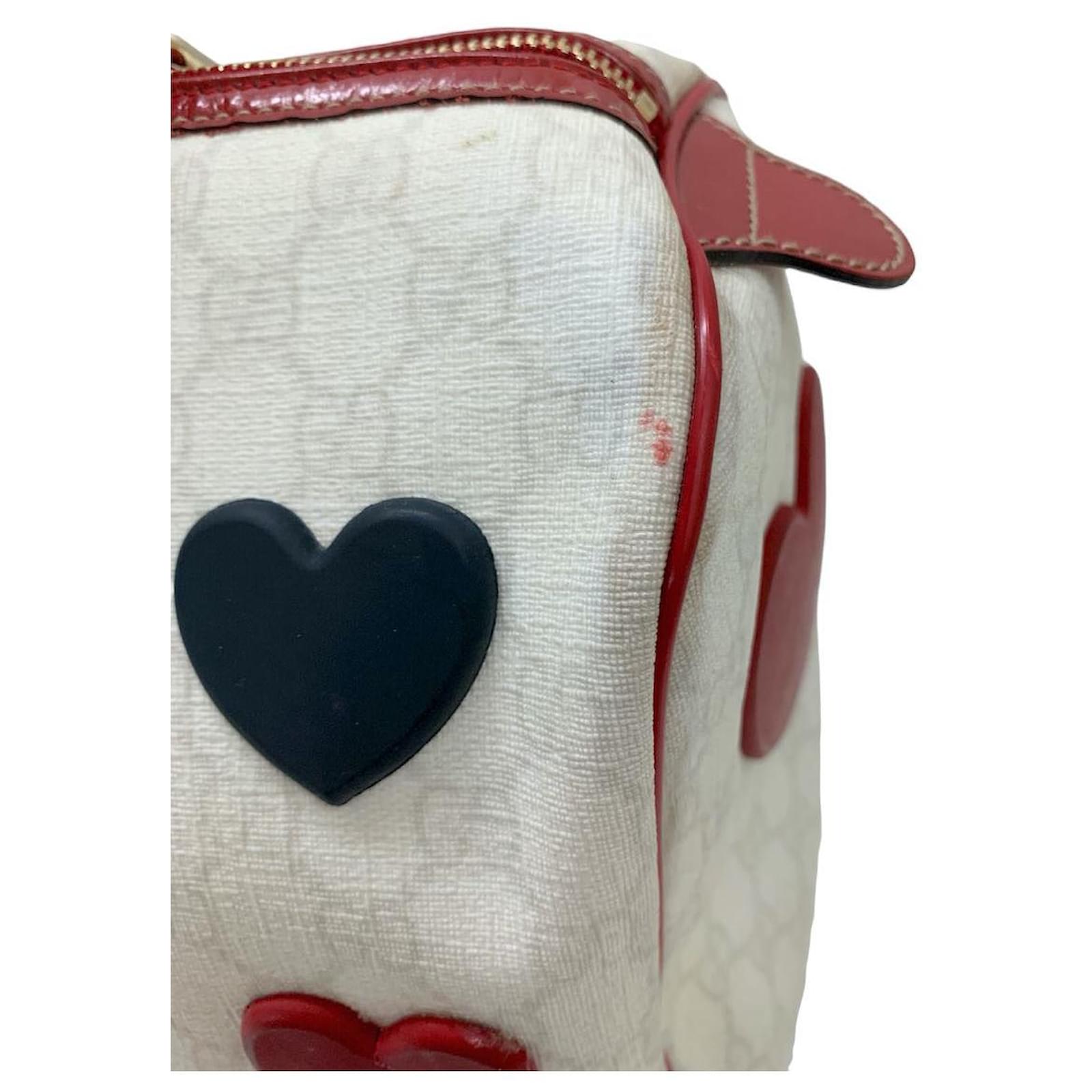 Gucci Boston Heart Monogram Bag