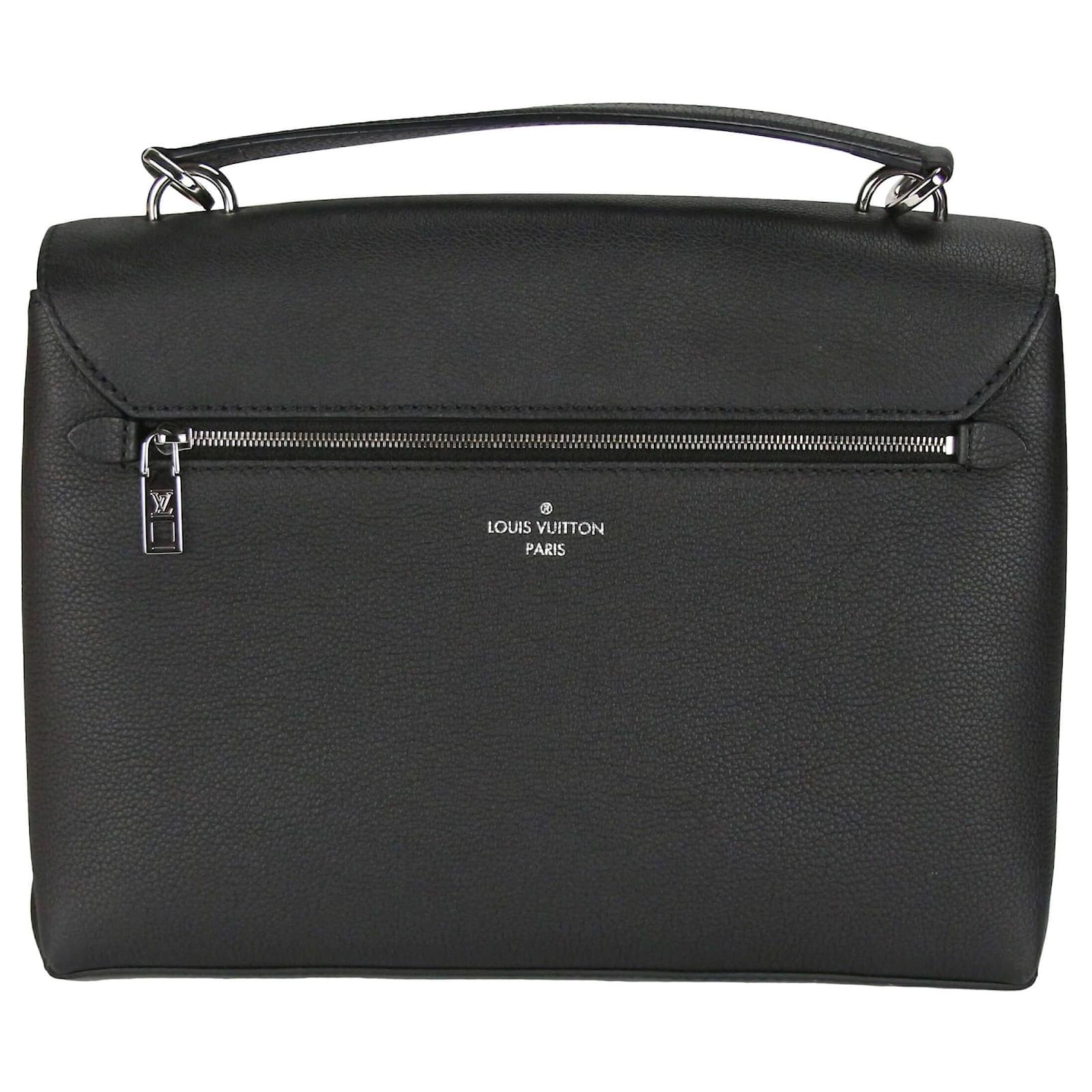 Louis Vuitton Mylockme Vanille Noir Black Leather ref.564226