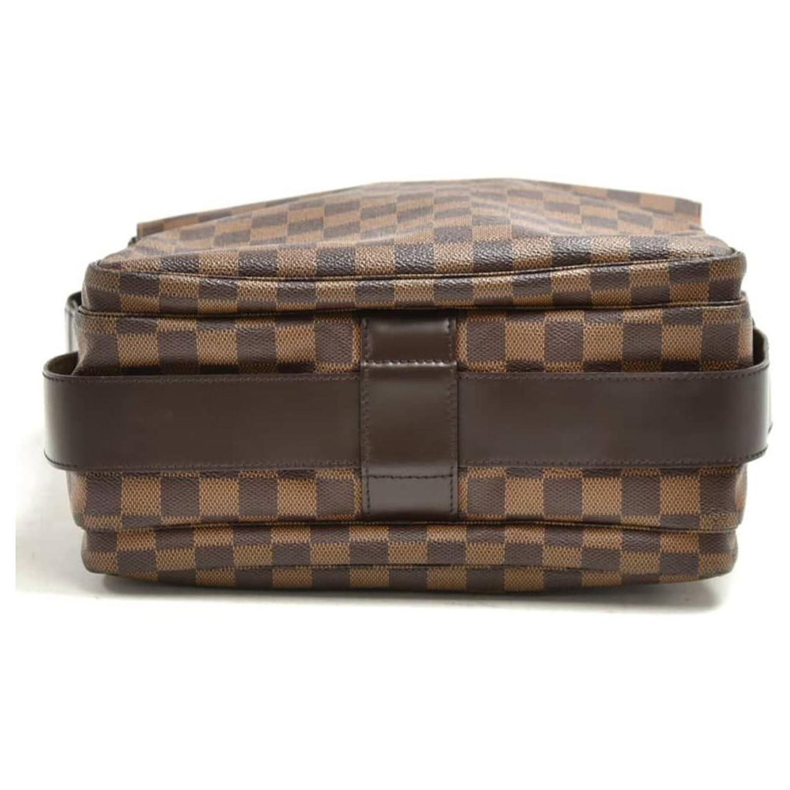 Louis Vuitton Naviglio Ebene Damier Canvas Brown Cloth ref.564229