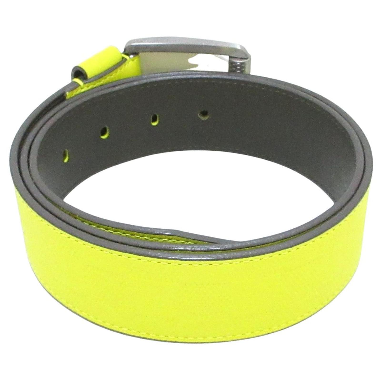 Louis Vuitton Belt Yellow Leather ref.564684 - Joli Closet