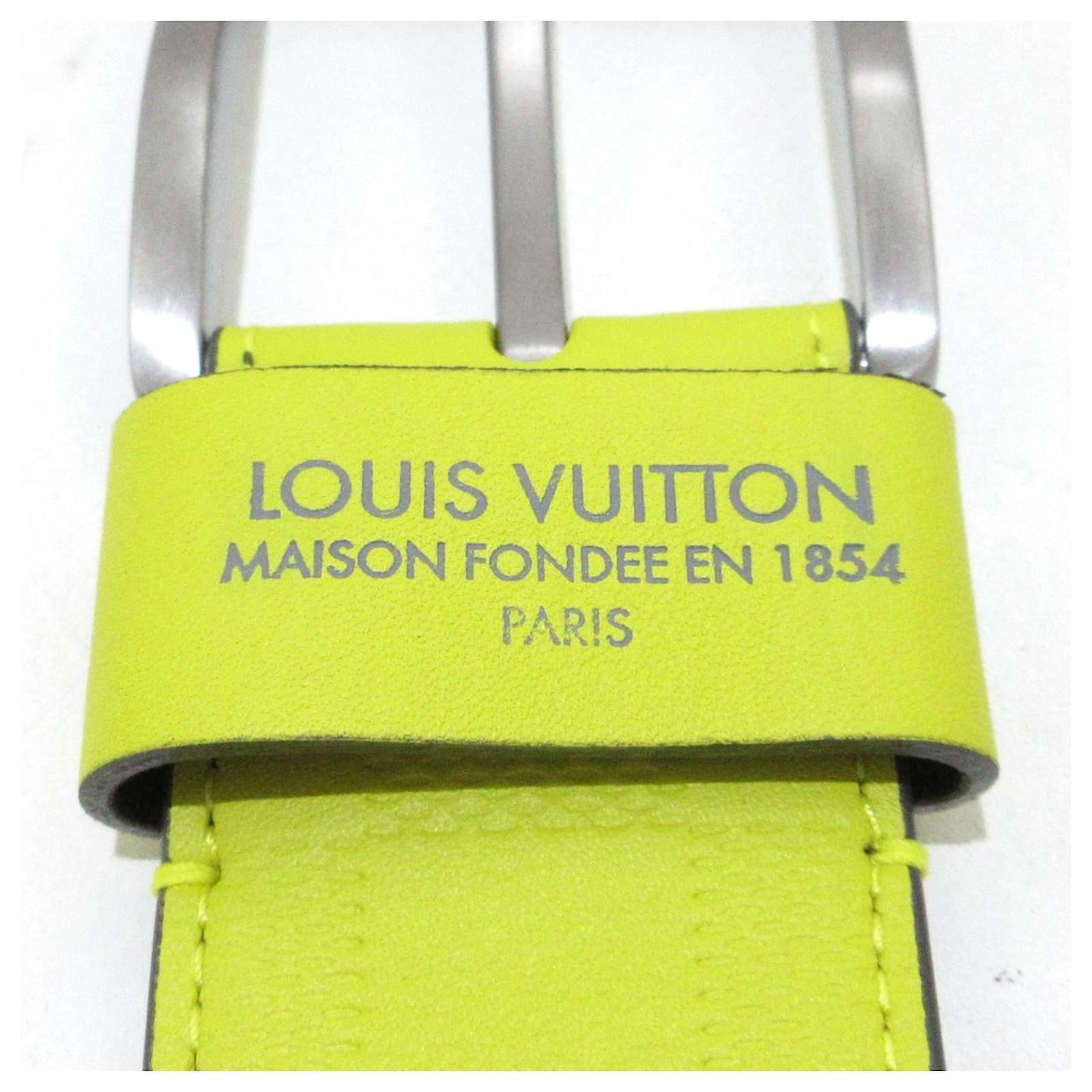 Louis Vuitton Belt Yellow Leather ref.564684 - Joli Closet