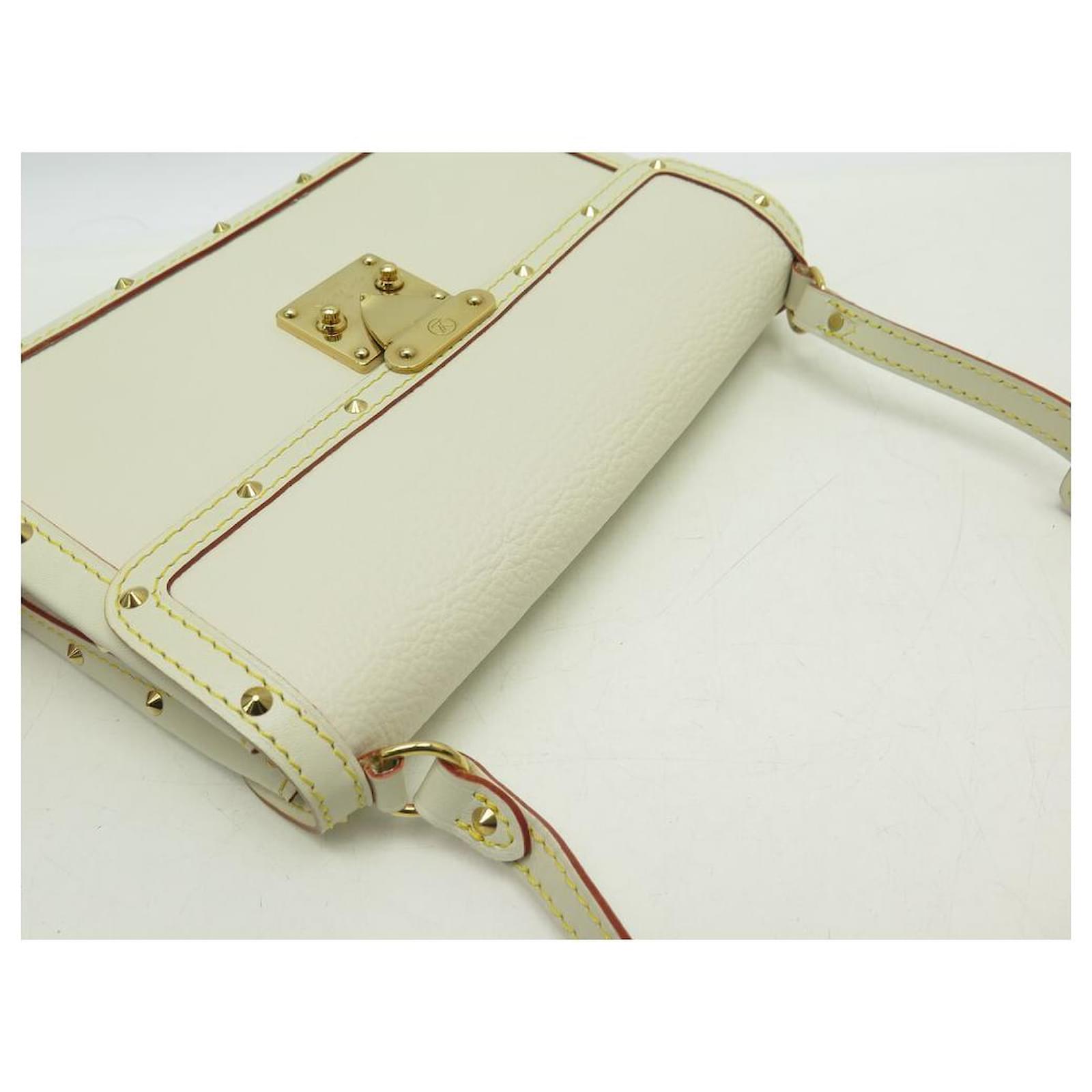 Louis Vuitton White Suhali Leather L'Aimable Shoulder Bag Louis