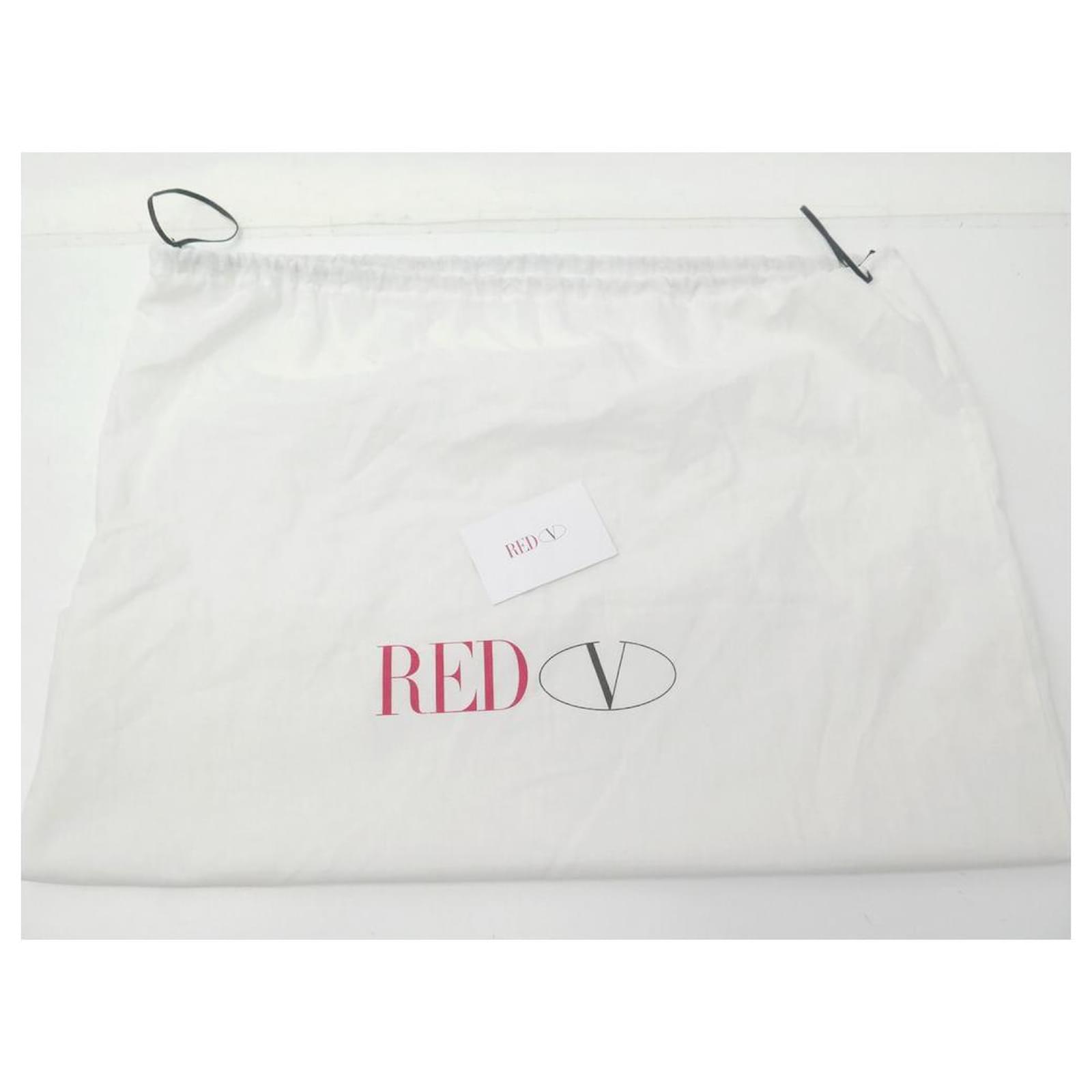 NEW RED VALENTINO CABAS LQ HANDBAG0b0632 BEAUTY LOVE DESIRE TOTE BAG Dark  red Leather ref.566308 - Joli Closet