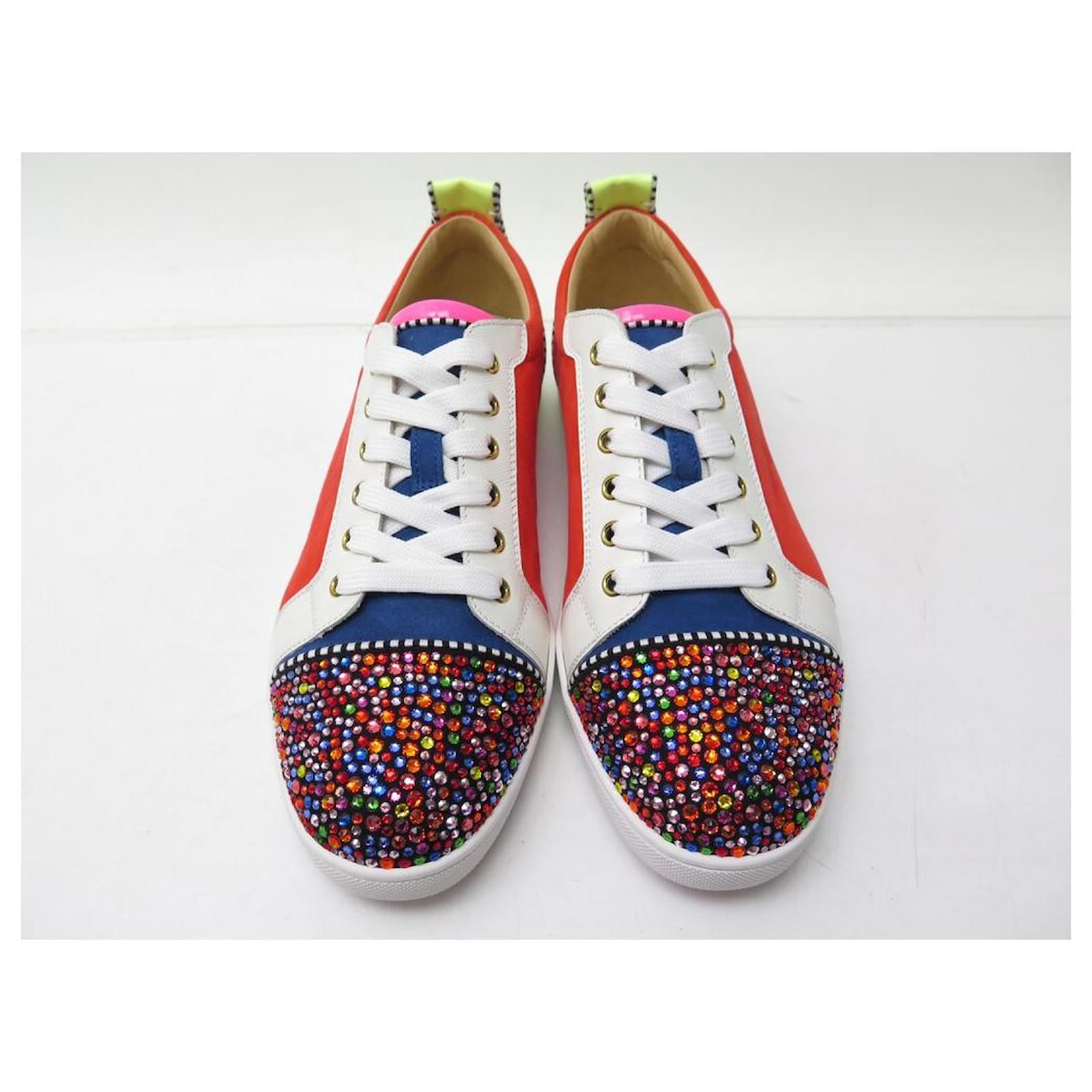 NEW CHRISTIAN LOUBOUTIN sneakers GONDOLASTRASS SHOES 43.5 NEW SNEAKERS  Multiple colors Leather ref.566320 - Joli Closet