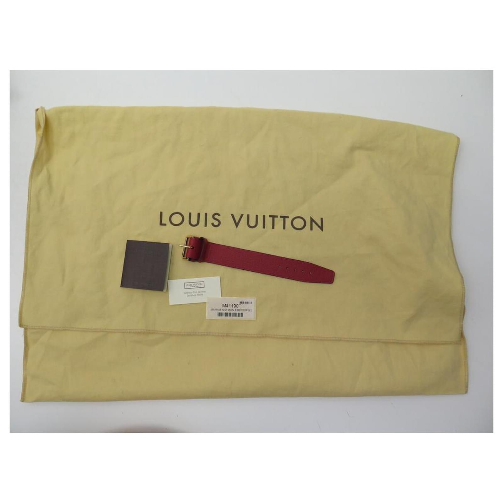 Louis Vuitton Marais MM Cerise Rot Monogram Empreinte M41190