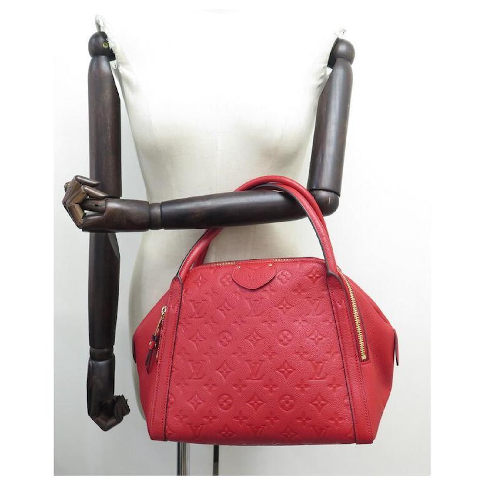 Louis Vuitton Empreinte Marais MM - Red Handle Bags, Handbags