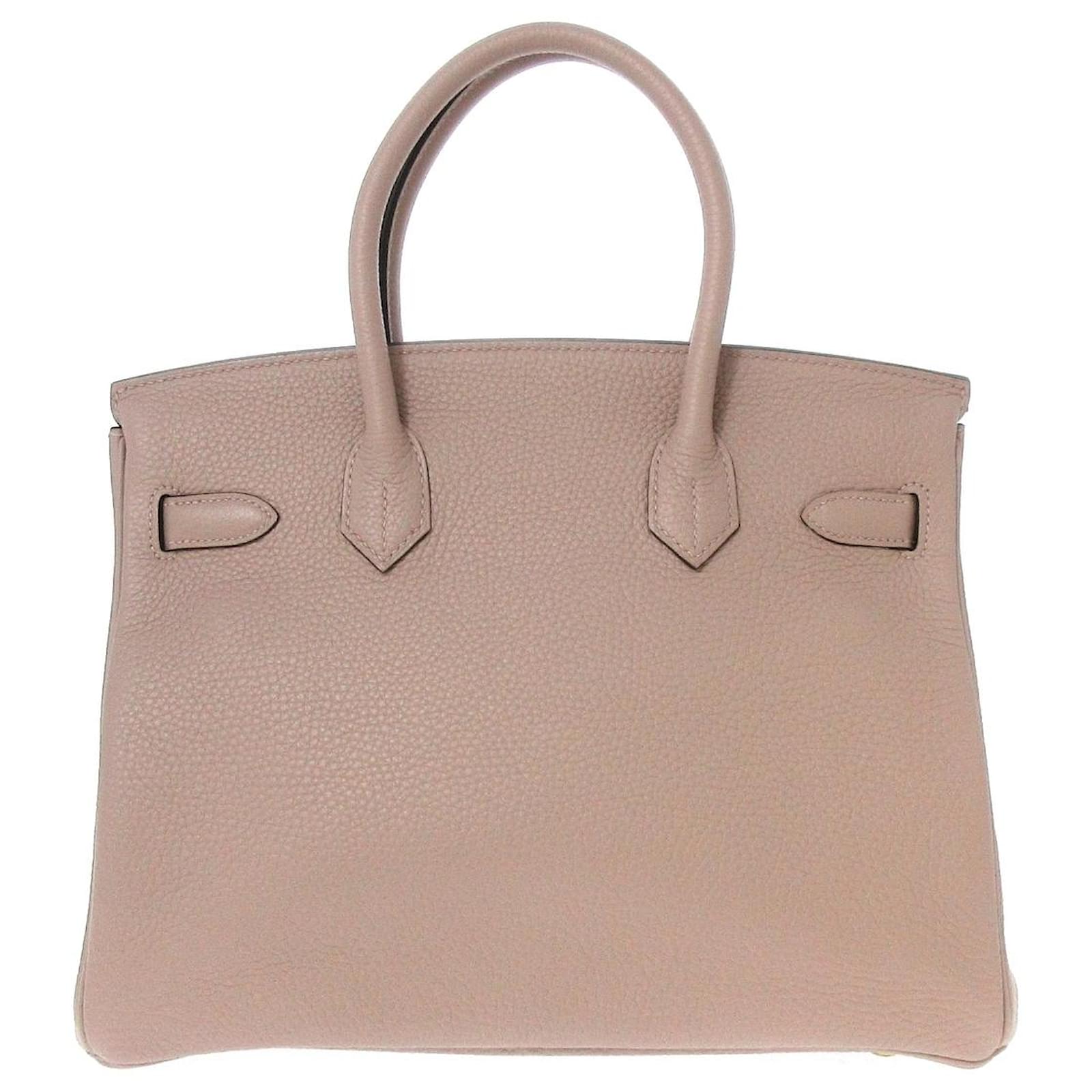 Hermès HERMES BIRKIN 30 Beige Leather ref.566526 - Joli Closet