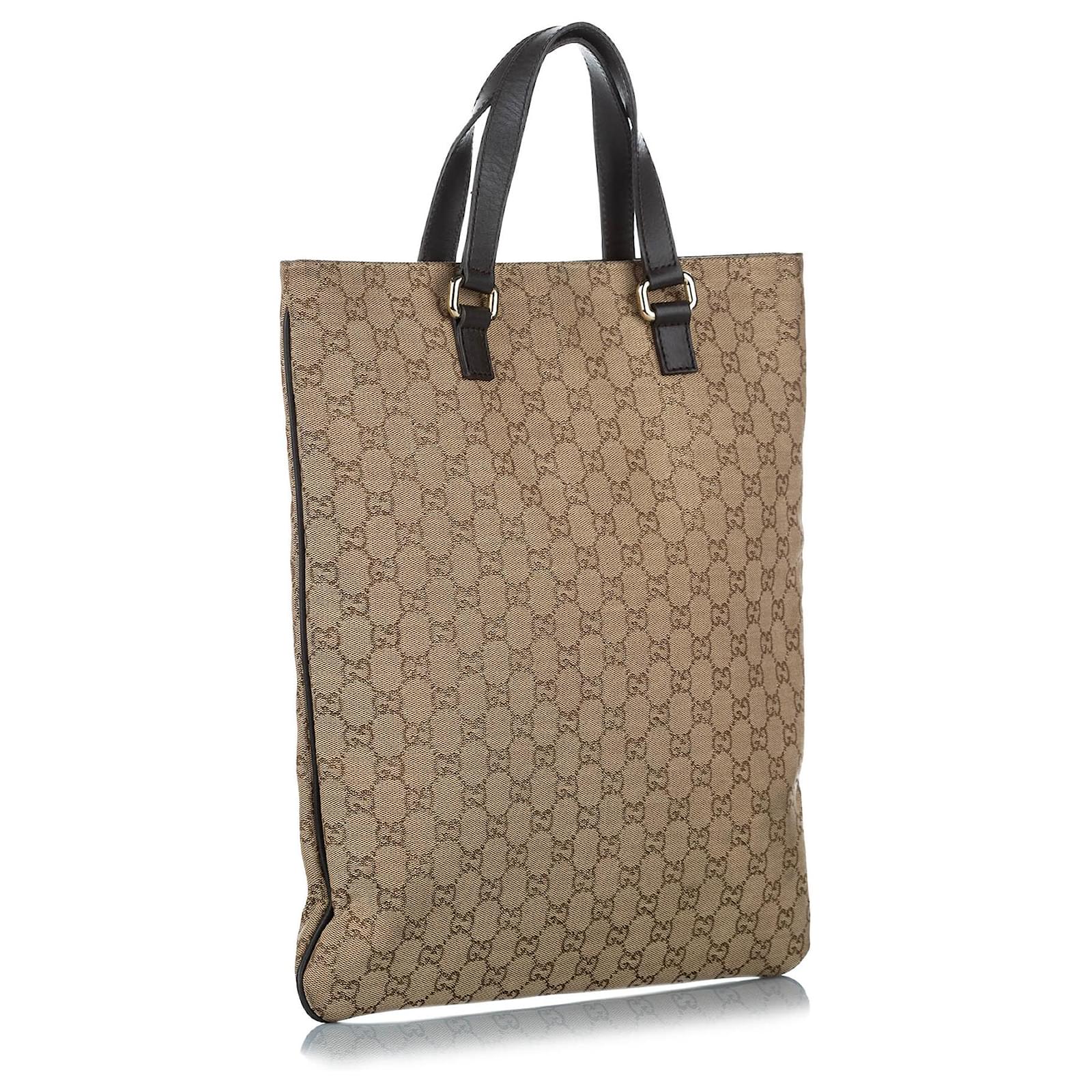 Gucci GG Supreme Canvas Tote Bag Black