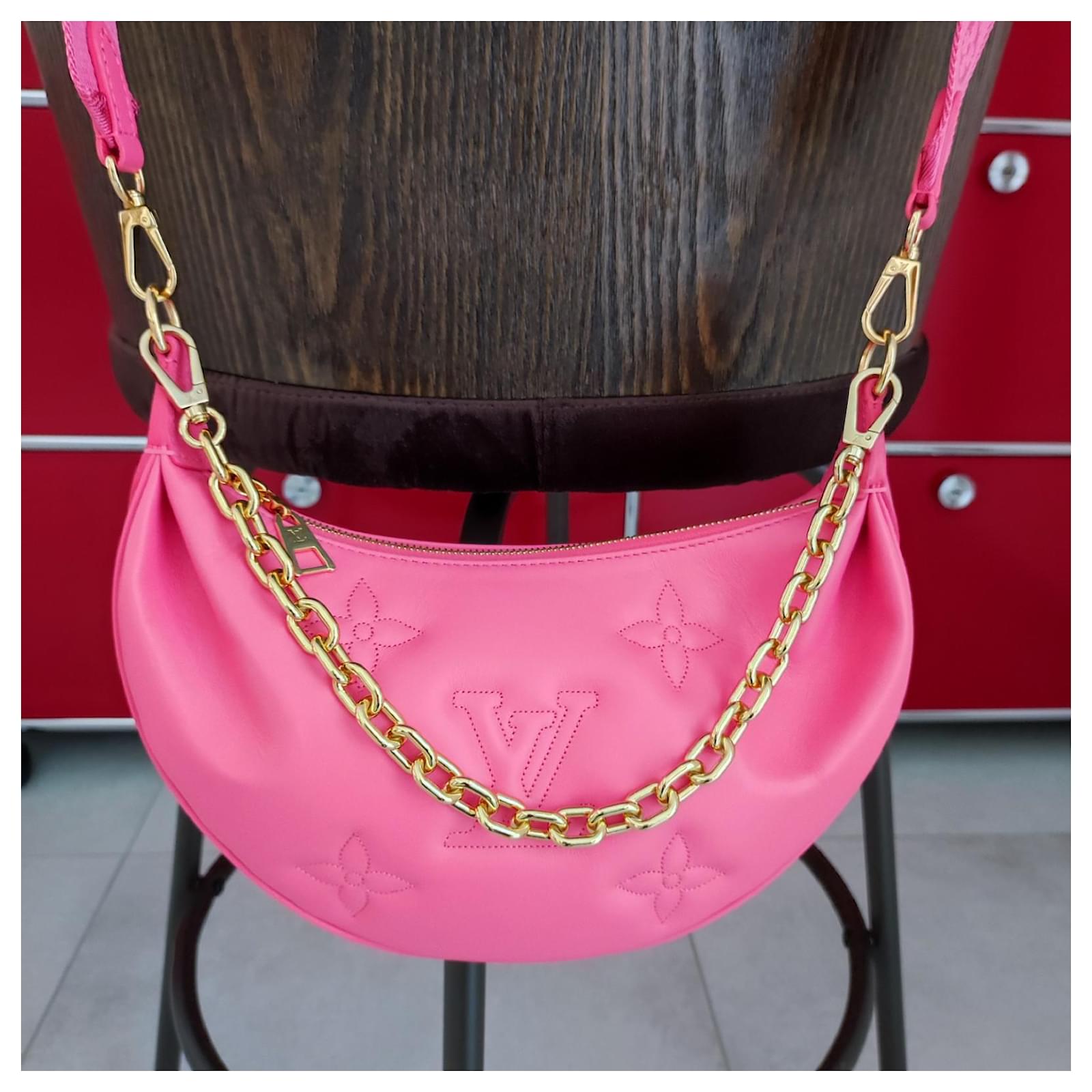 Louis Vuitton - New Over The Moon Monogram Rose Miami Pink Shoulder Chain  Strap Auction