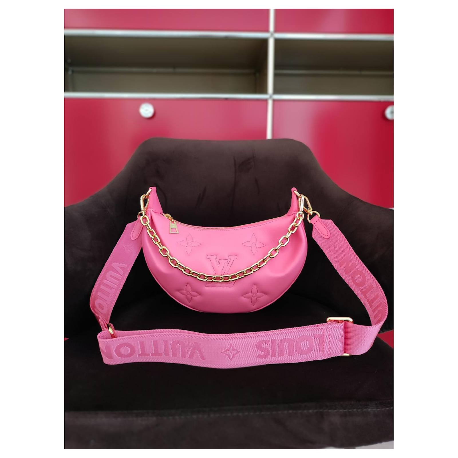 Louis Vuitton Montaigne Pink Cloth ref.1013389 - Joli Closet