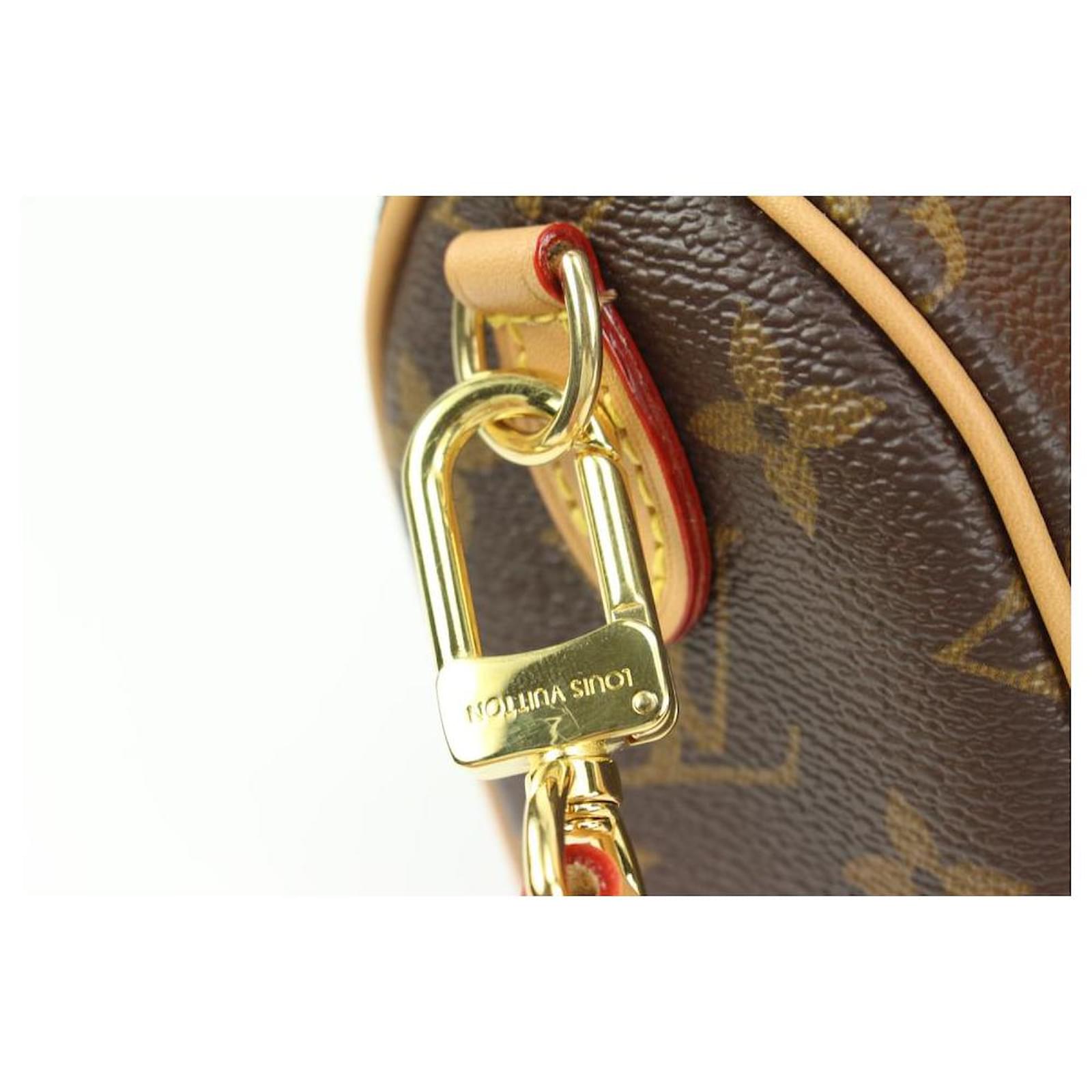 Louis Vuitton Monogram Nano Speedy Bandouliere Leather ref.567317