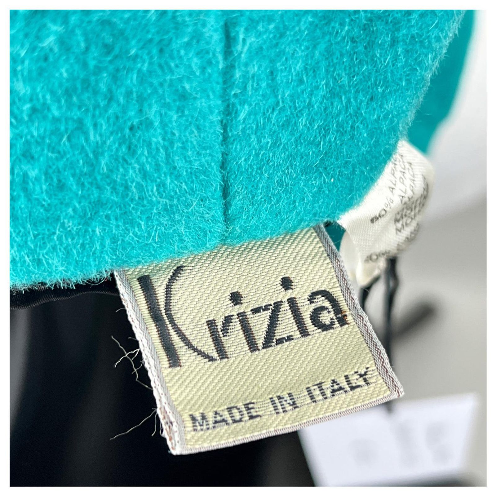 Ensemble Vintage Krizia 1990 - Taille 40 - Vert - Neuf Sans étiquettes - Pièce De Collection