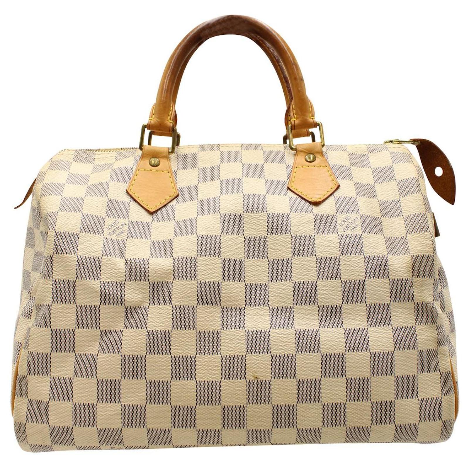 Louis Vuitton, Bags, Vintage Louis Vuitton Speedy 3 Damier Azur