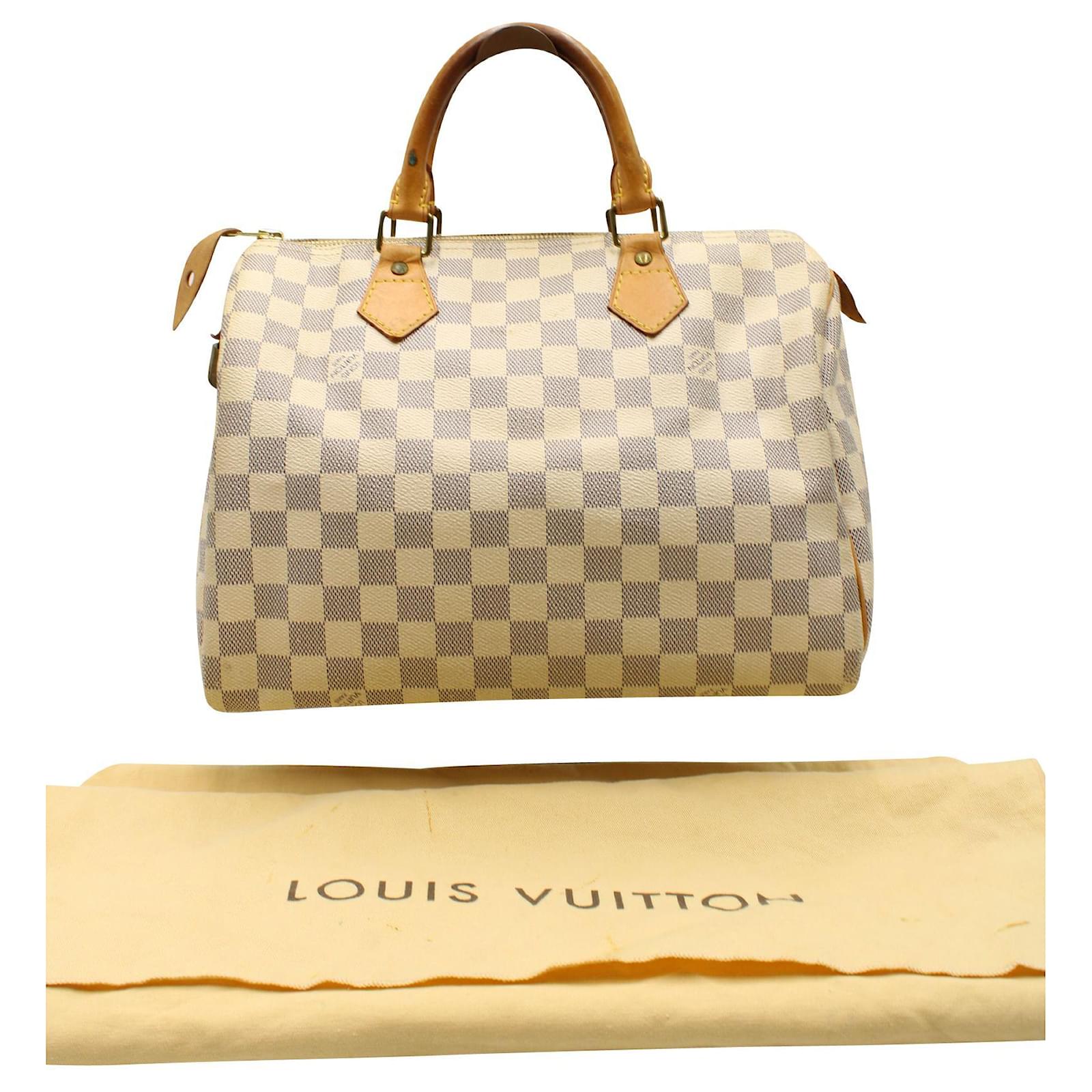 Louis Vuitton Vintage Damier Azur Speedy 30 Cloth ref.567717 - Joli Closet