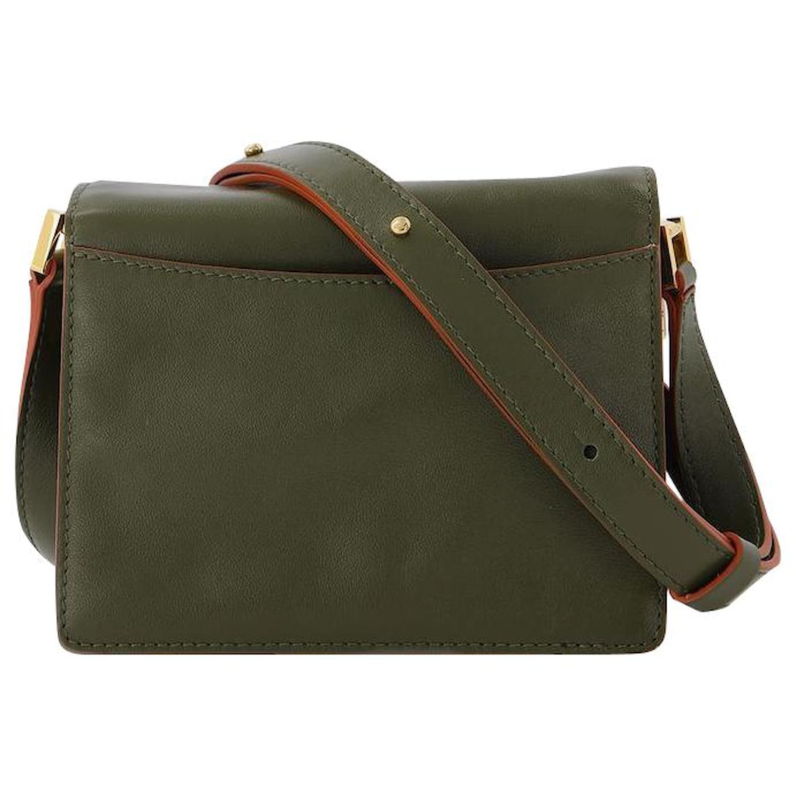 Trunk Soft Mini Bag in Khaki Leather