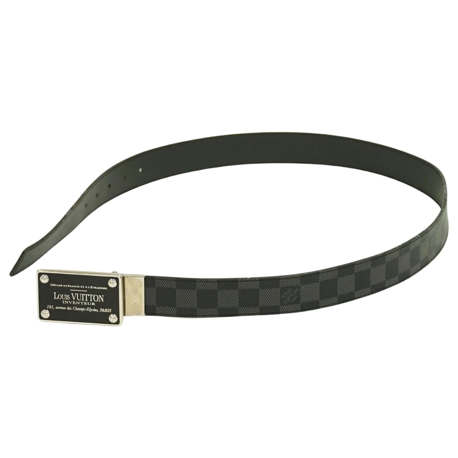 Louis Vuitton Belt Black Cloth ref.568209 - Joli Closet