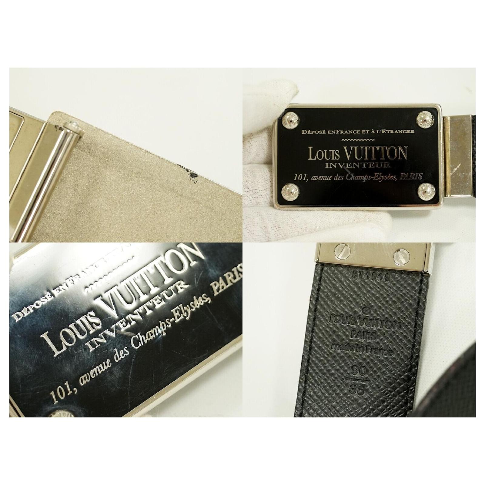 Louis Vuitton Belt Black Cloth ref.568209 - Joli Closet