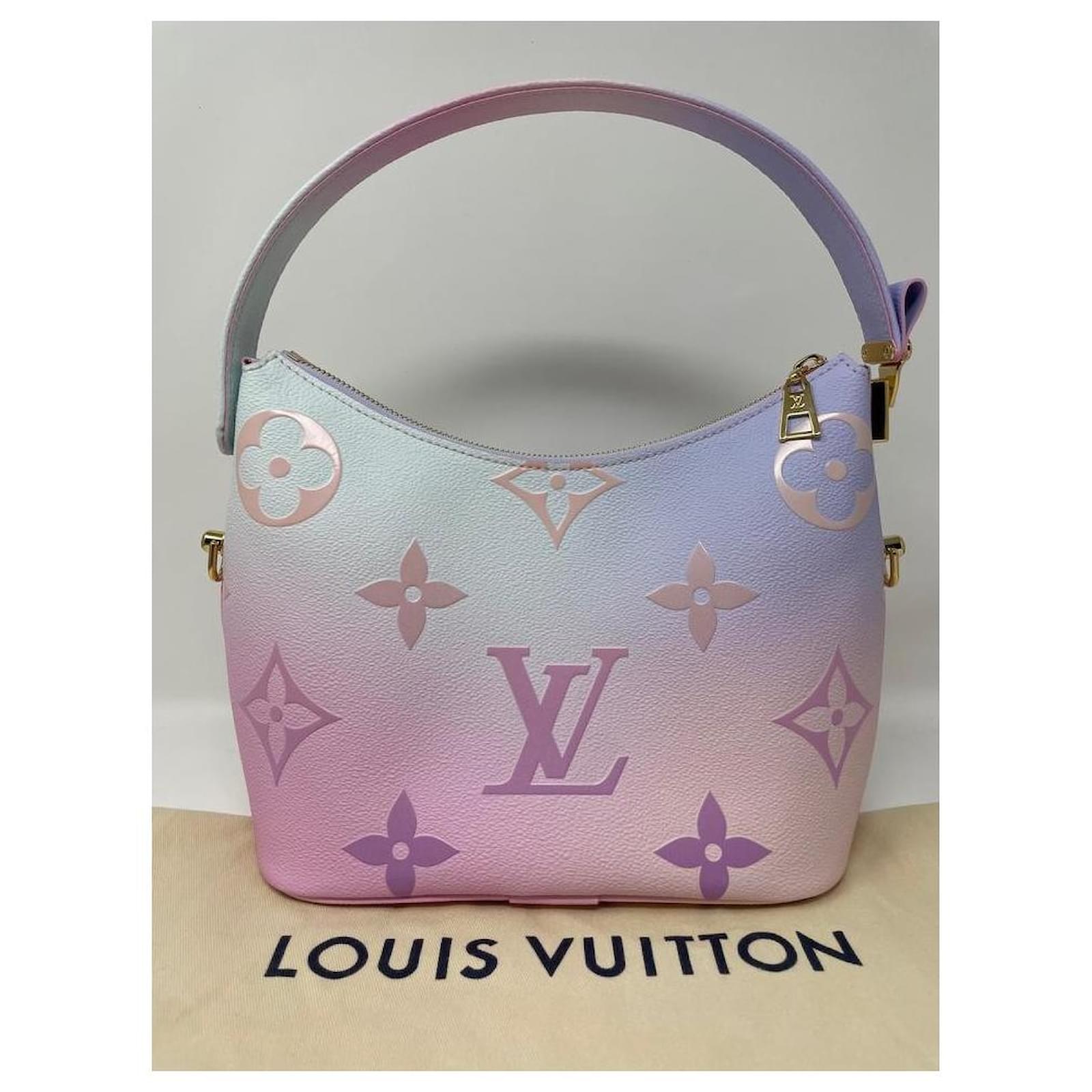 Louis Vuitton MARSHMALLOW PM BAG Pink Purple Leather ref.568254