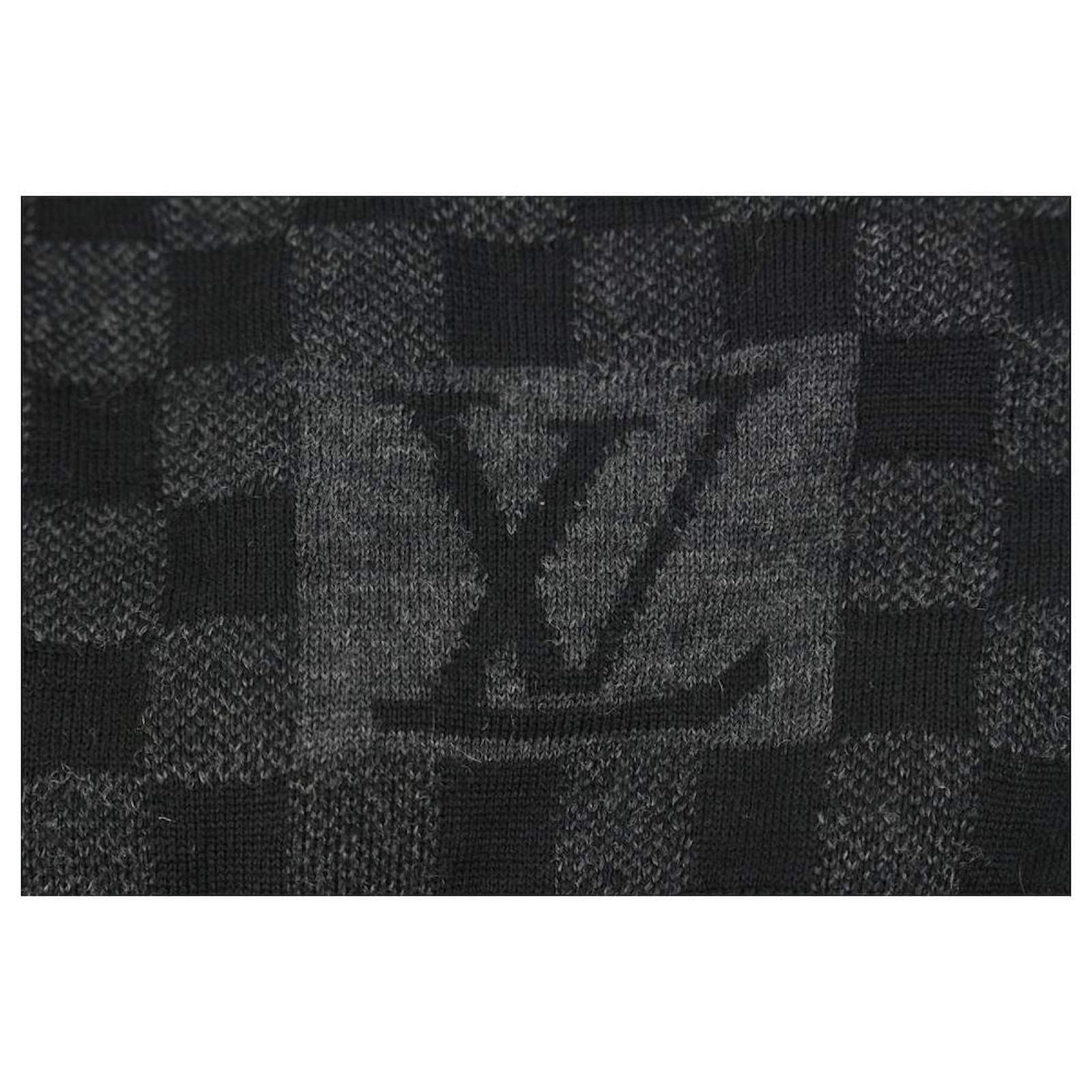 Louis Vuitton Taille garçon ultra rare 8 Pull Damier Graphite ref