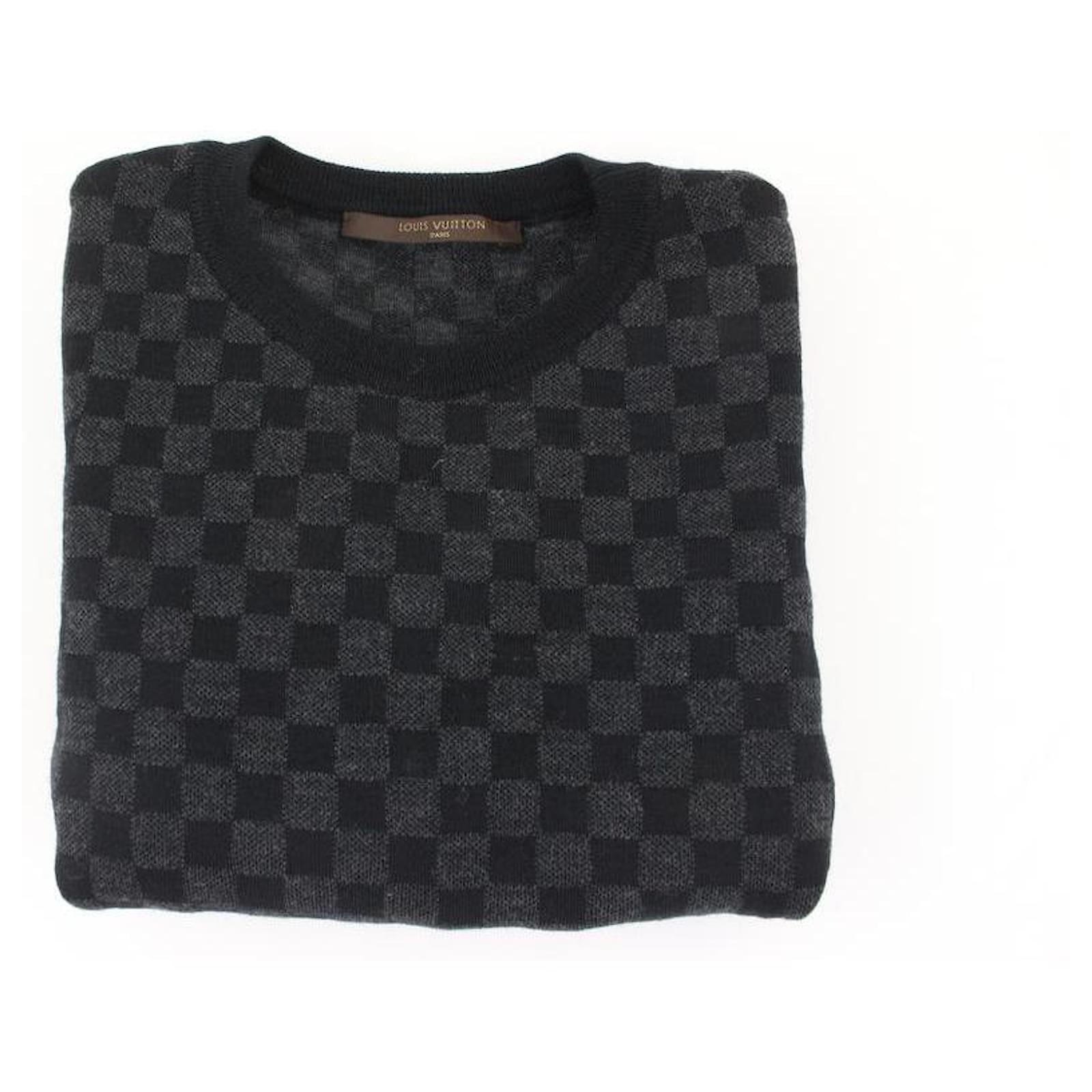 Louis Vuitton Ultra Rare Boys Size 8 Damier Graphite Sweater ref.568309 -  Joli Closet