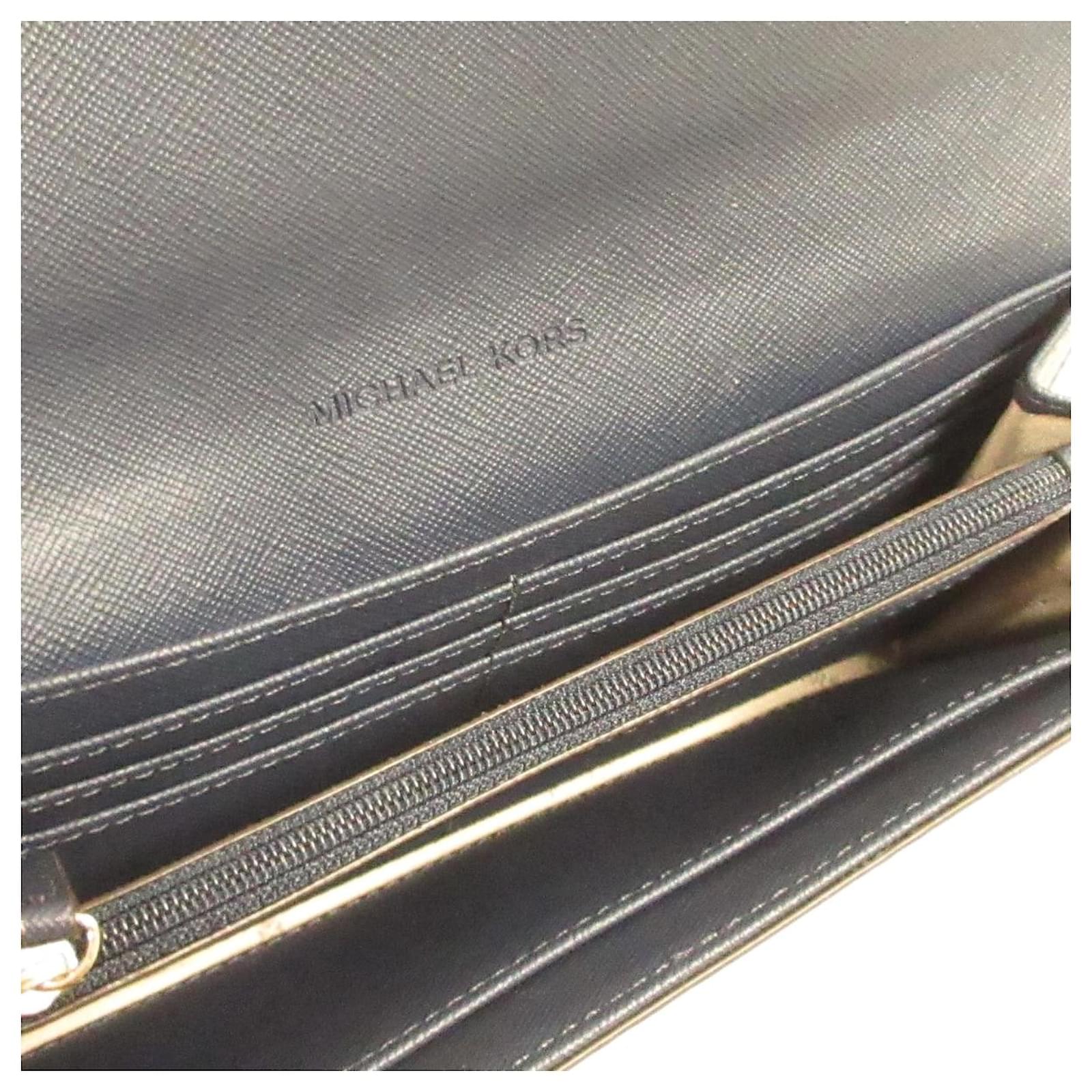 Michael Kors wallet Navy blue Leather ref.568497 - Joli Closet