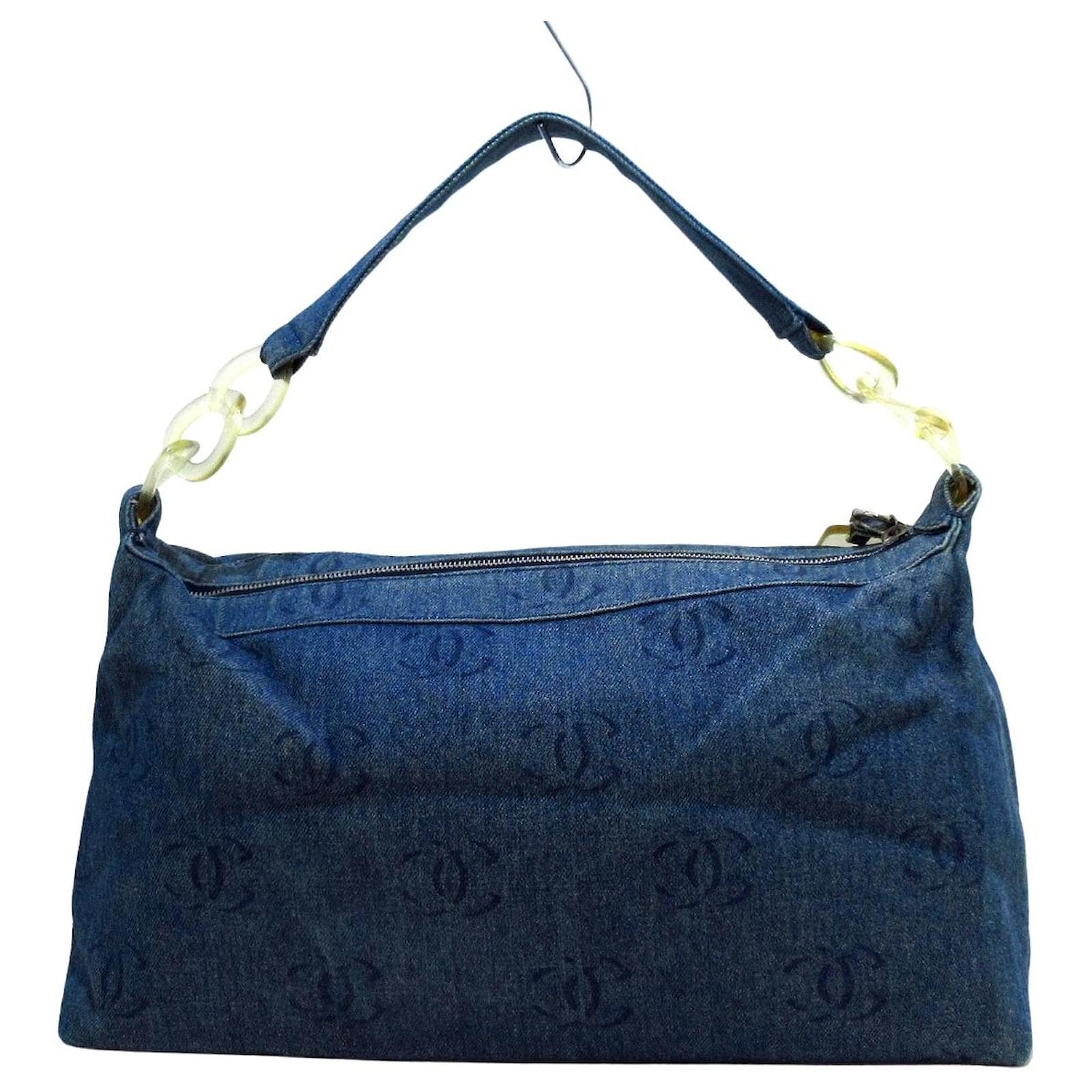 Chanel Vichy line Blue Denim ref.568743 - Joli Closet