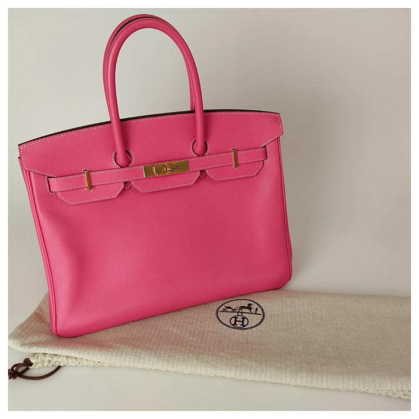 Hermès SO Rose Tyrien and 5P Pink Epsom Birkin 35