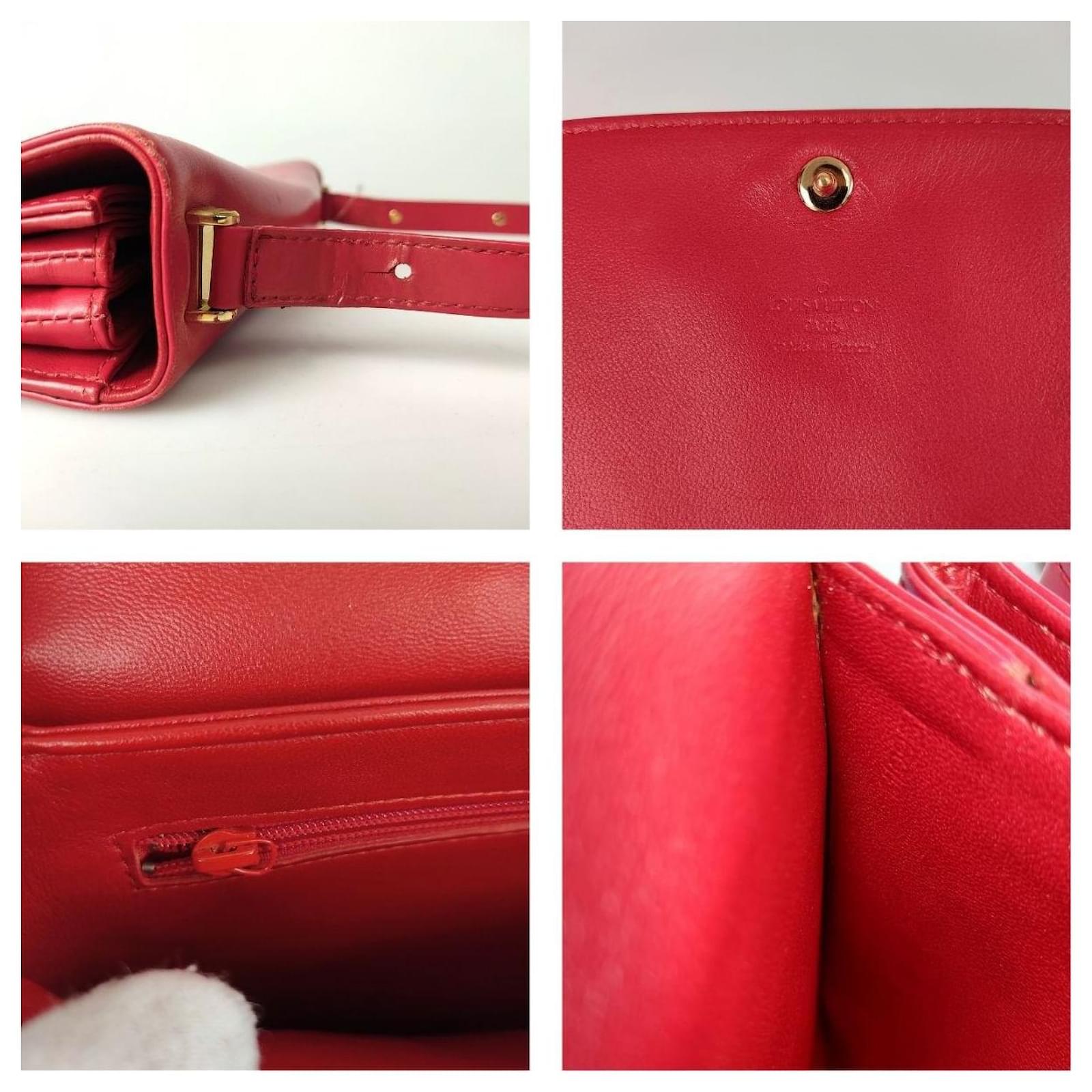 Louis Vuitton Opera shoulder bag in red leather ref.569474 - Joli