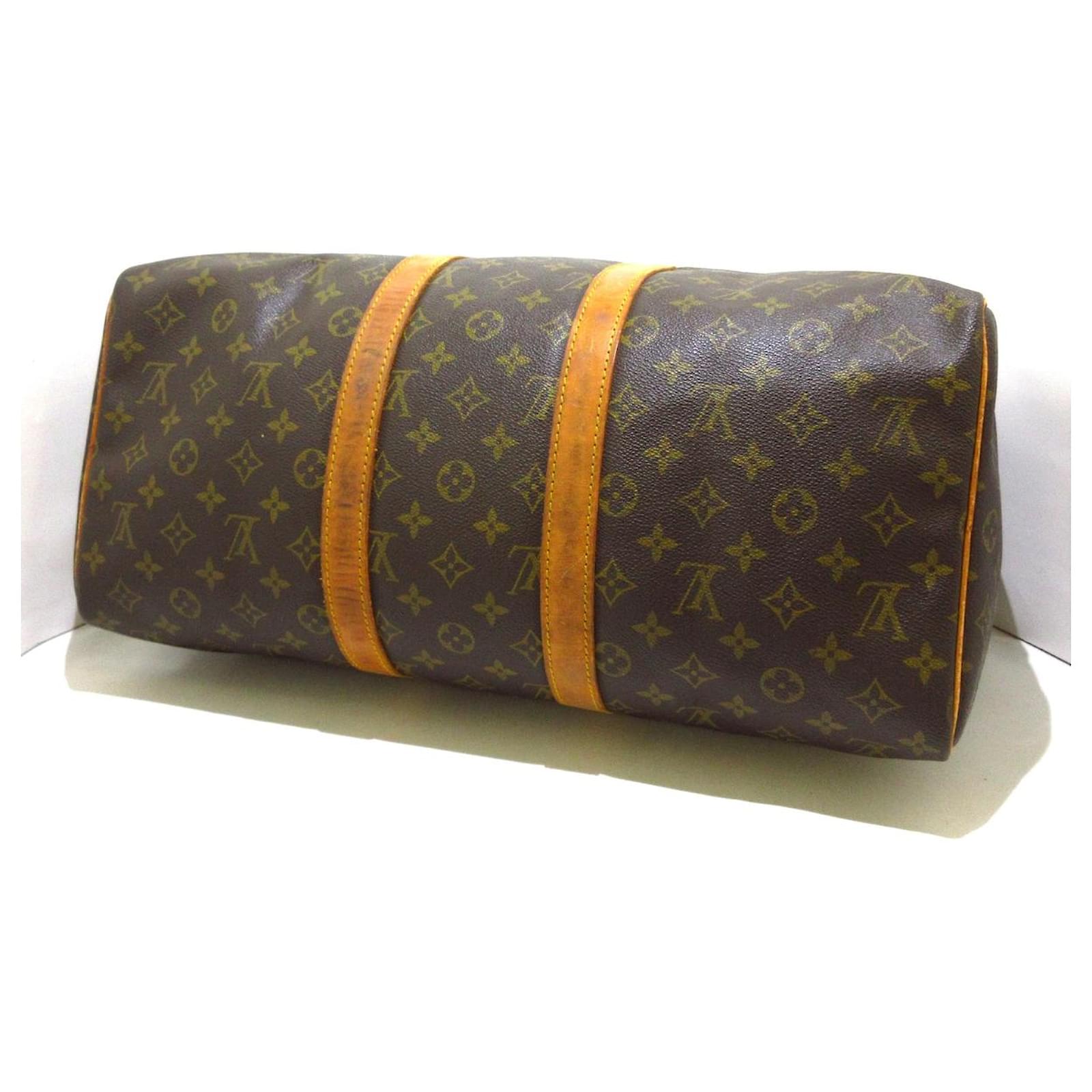 Louis Vuitton Keepall 45 Brown Cloth ref.569754 - Joli Closet