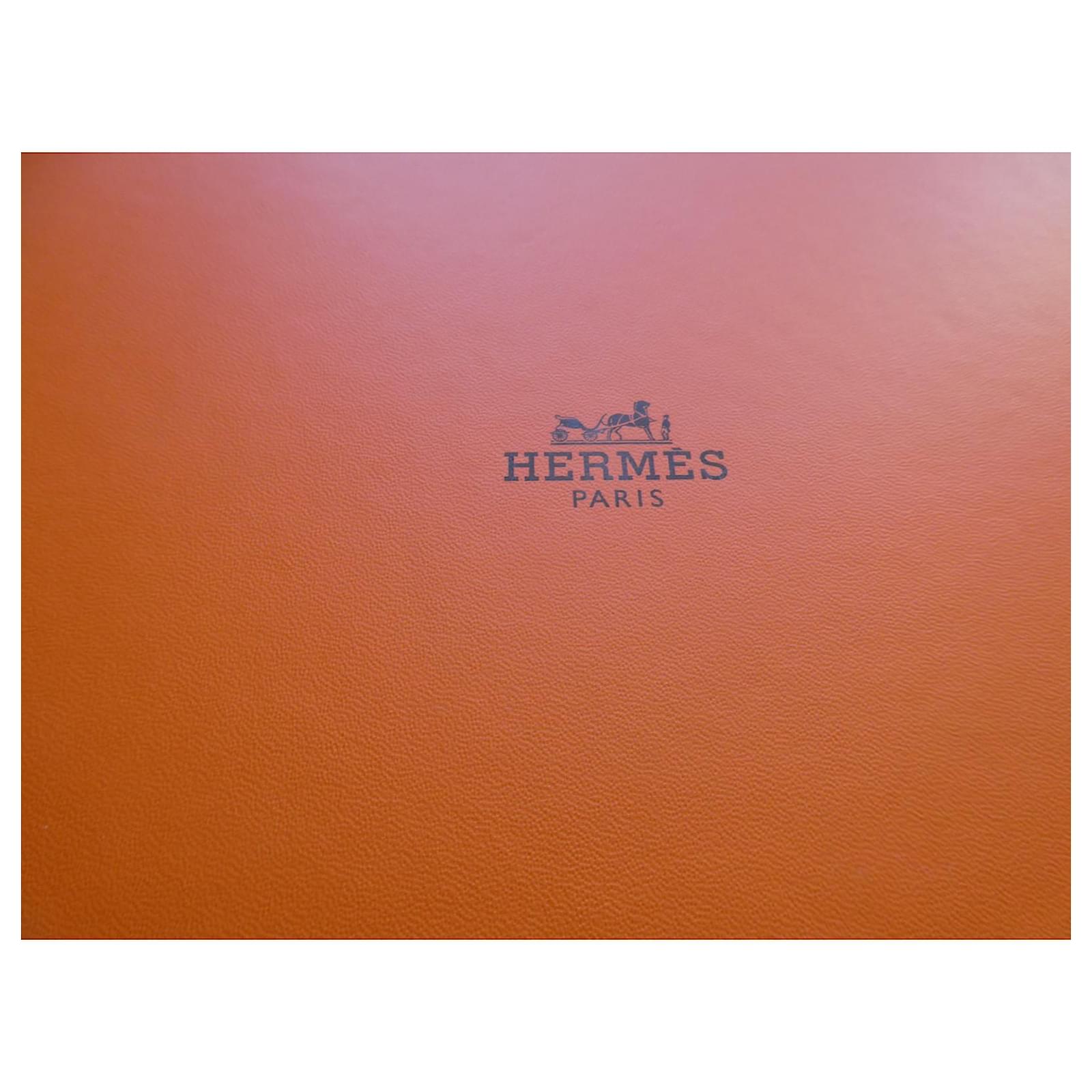 complete hermès box for hermès birkin handbag 30cms Orange ref.910836 -  Joli Closet