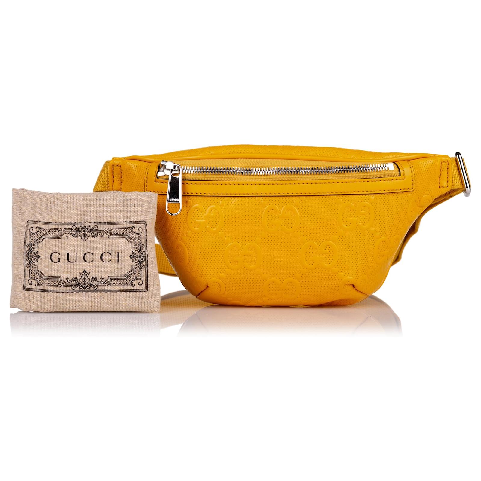 Gucci fanny pack discount yellow